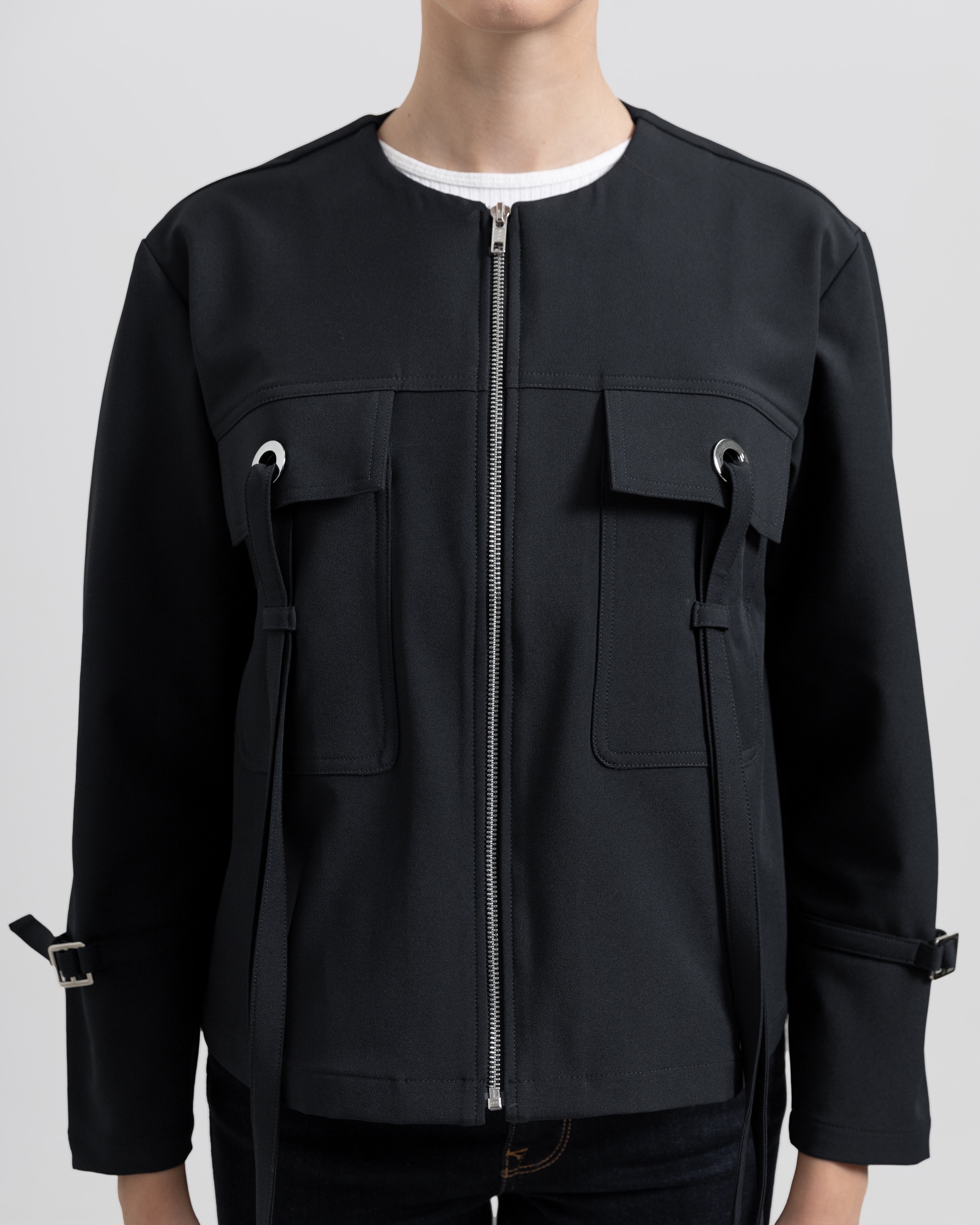 Dark Navy Zip Jacket