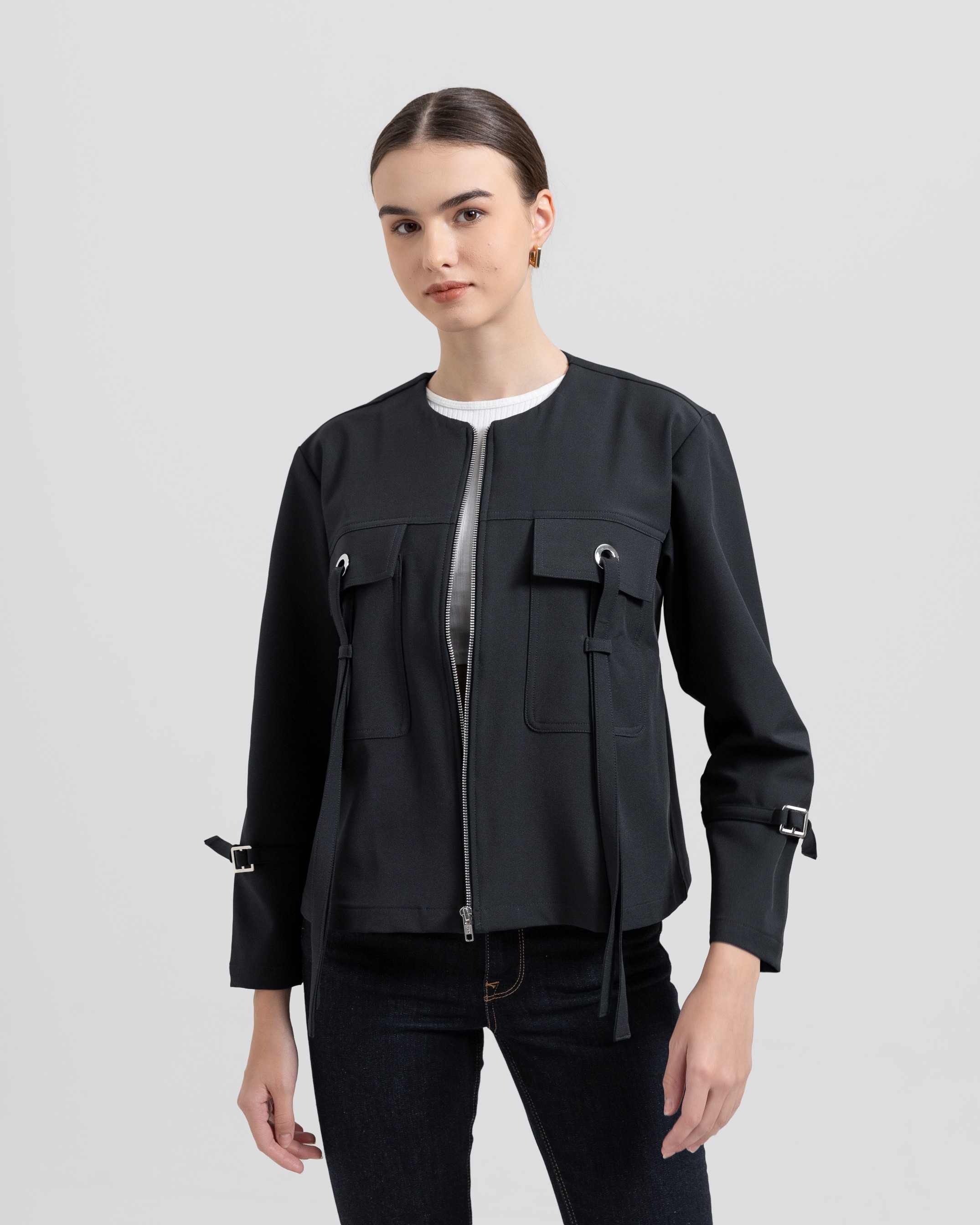 Dark Navy Zip Jacket