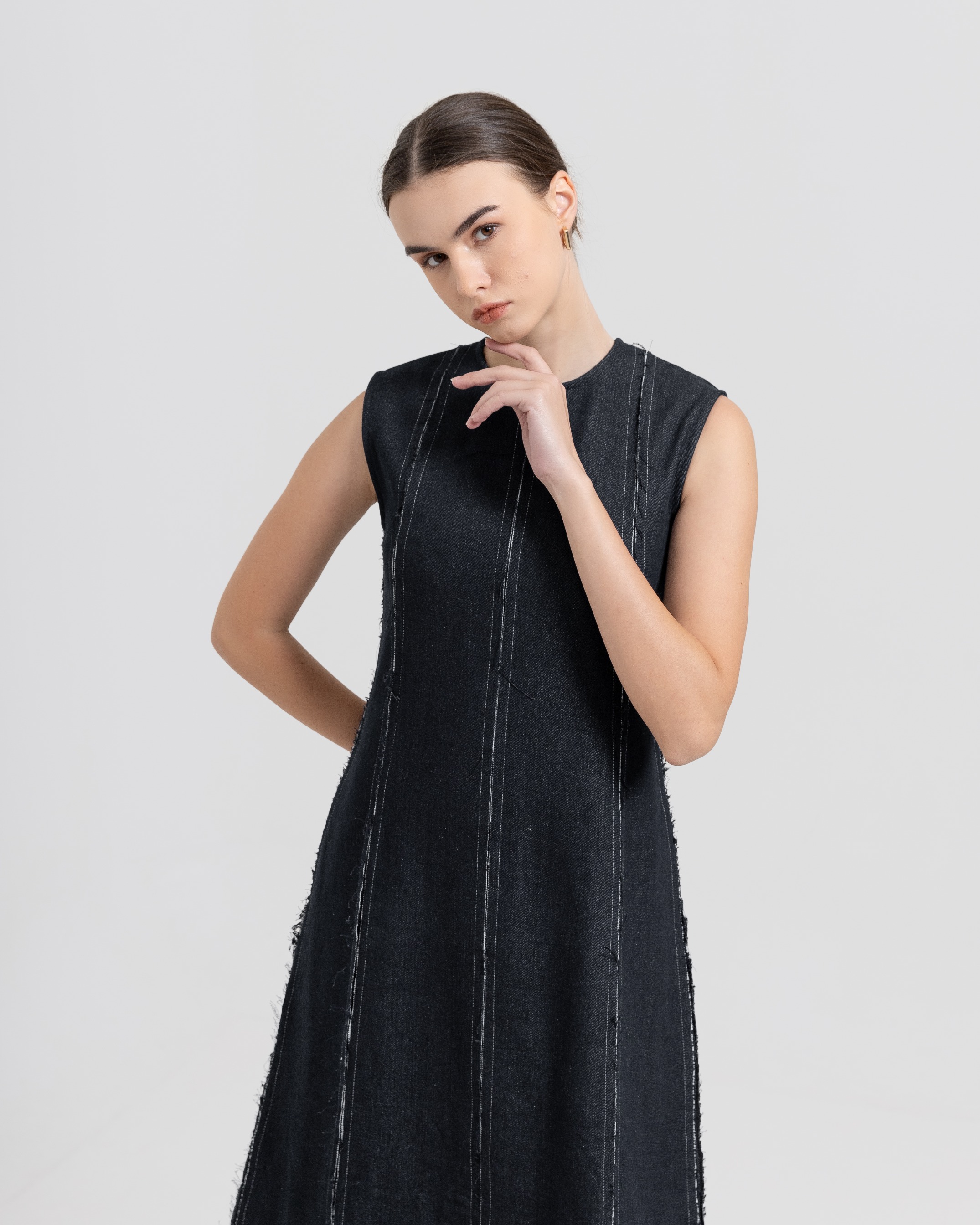 Constructed Denim Dress