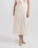 Wrap Linen Skirt