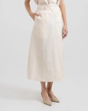 Wrap Linen Skirt