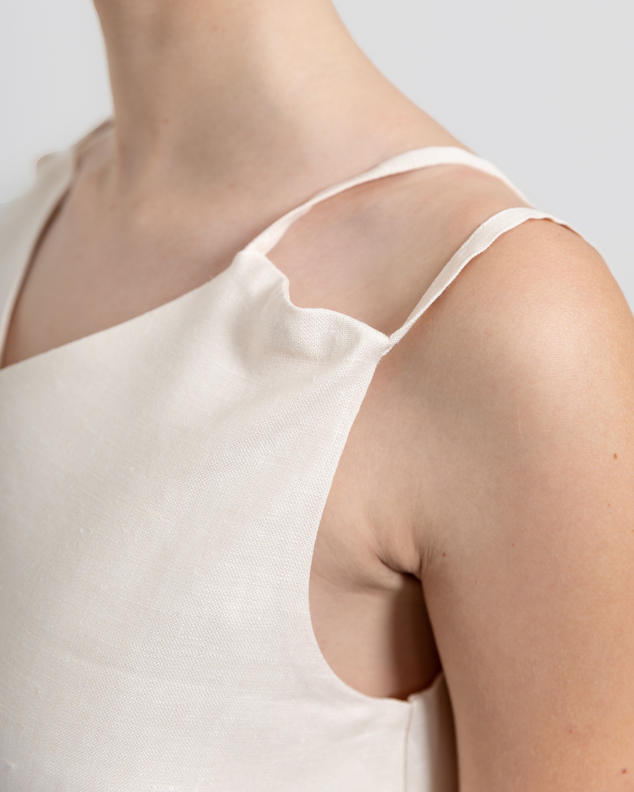Back-Tie Linen Top
