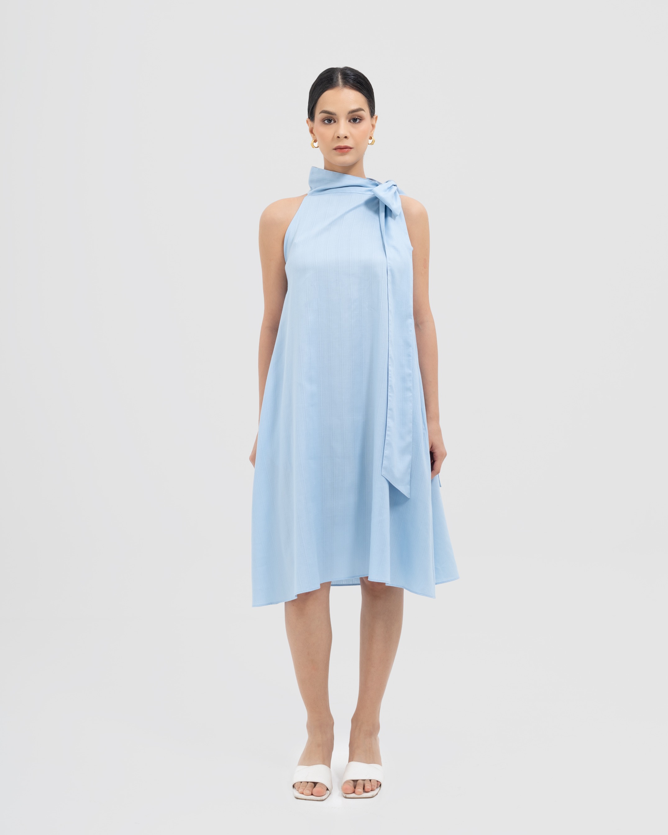 Asymmetric Bow Dress