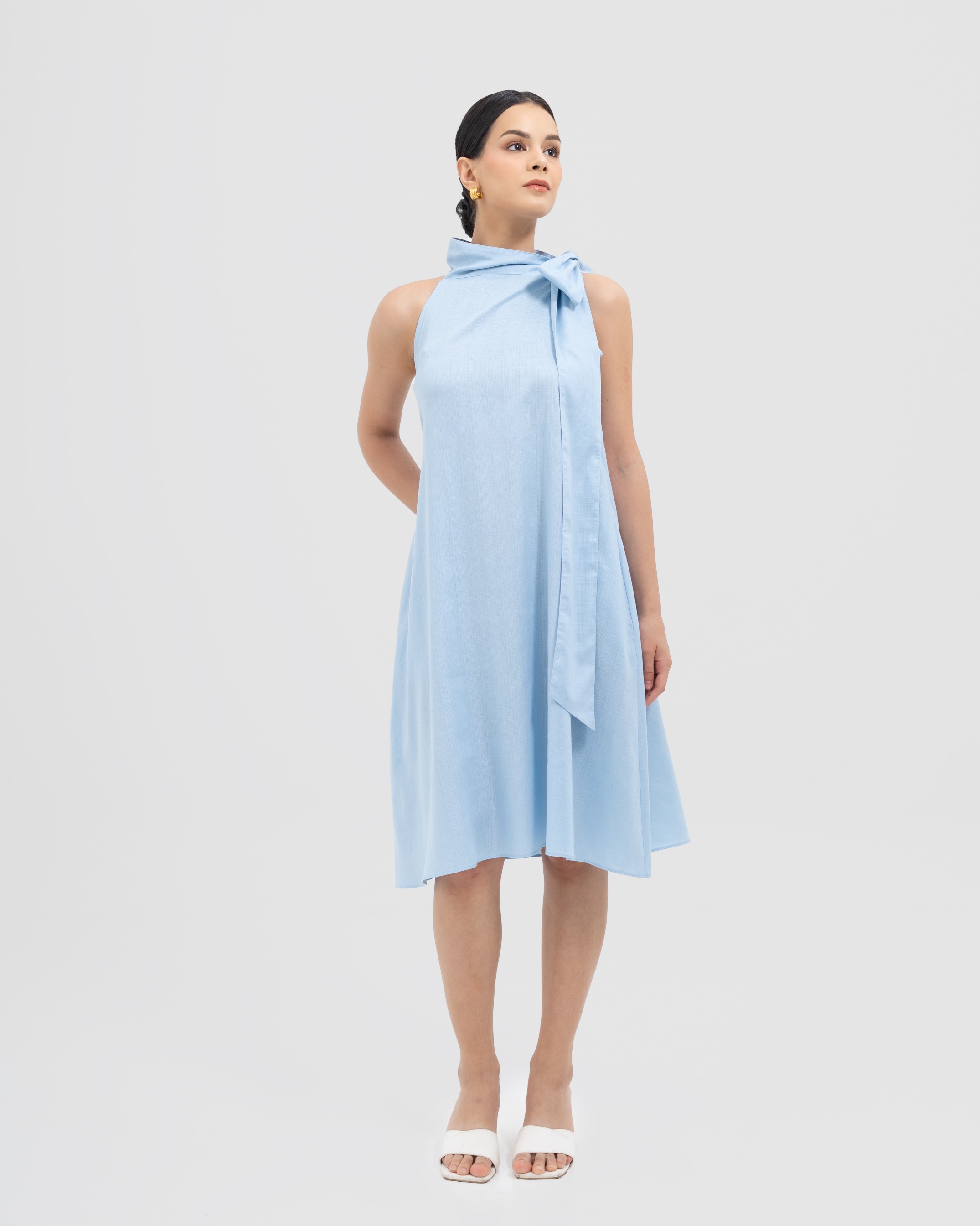 Asymmetric Bow Dress