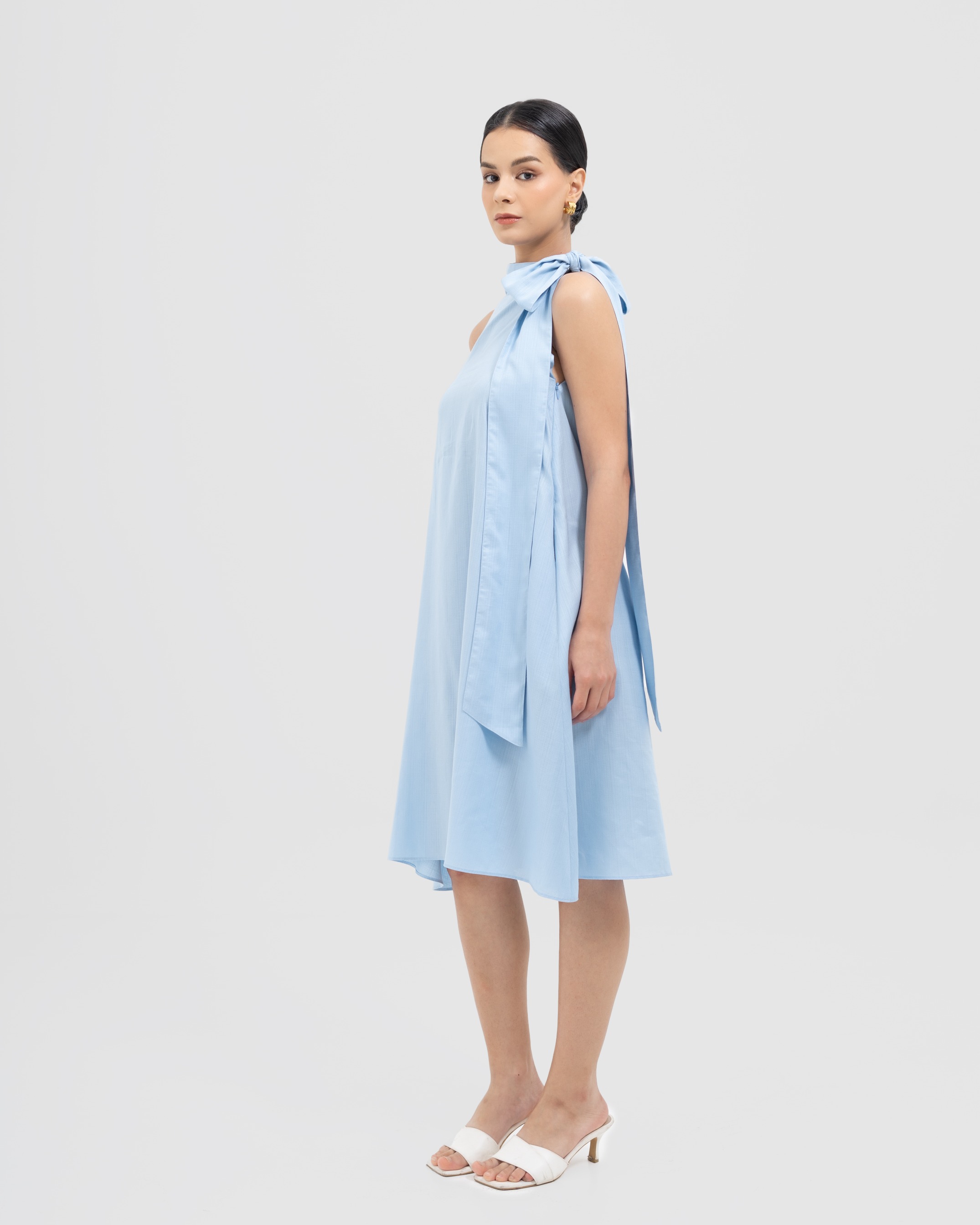Asymmetric Bow Dress