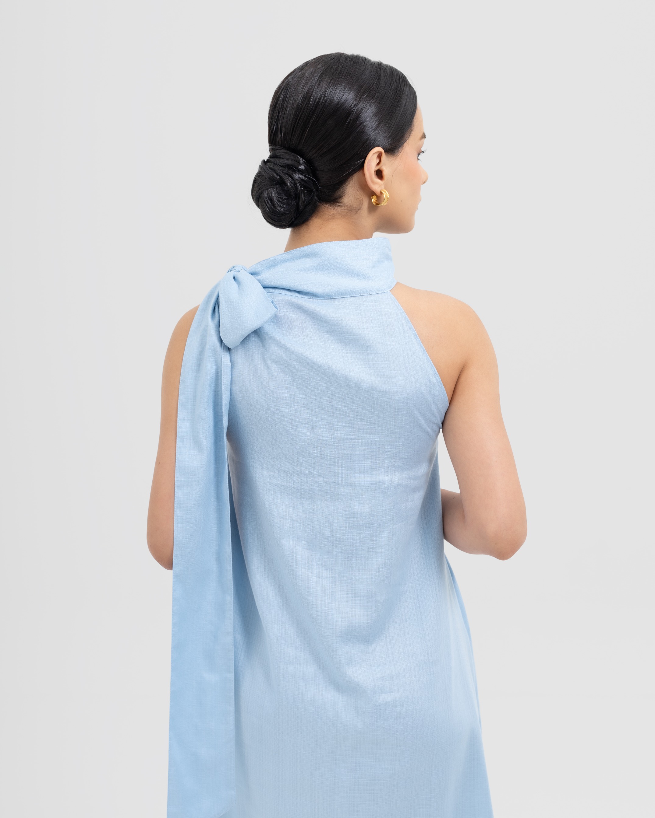 Asymmetric Bow Dress