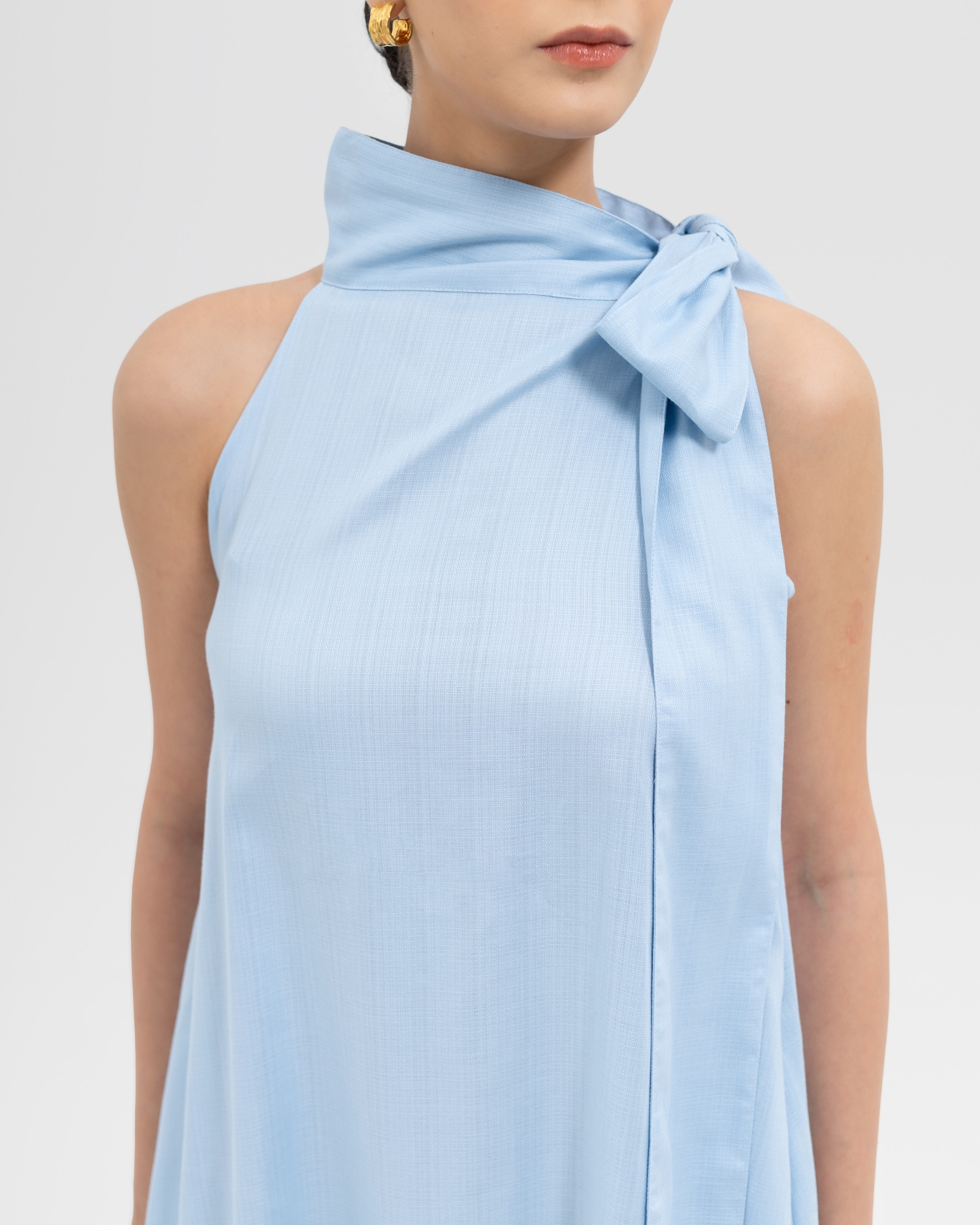 Asymmetric Bow Dress