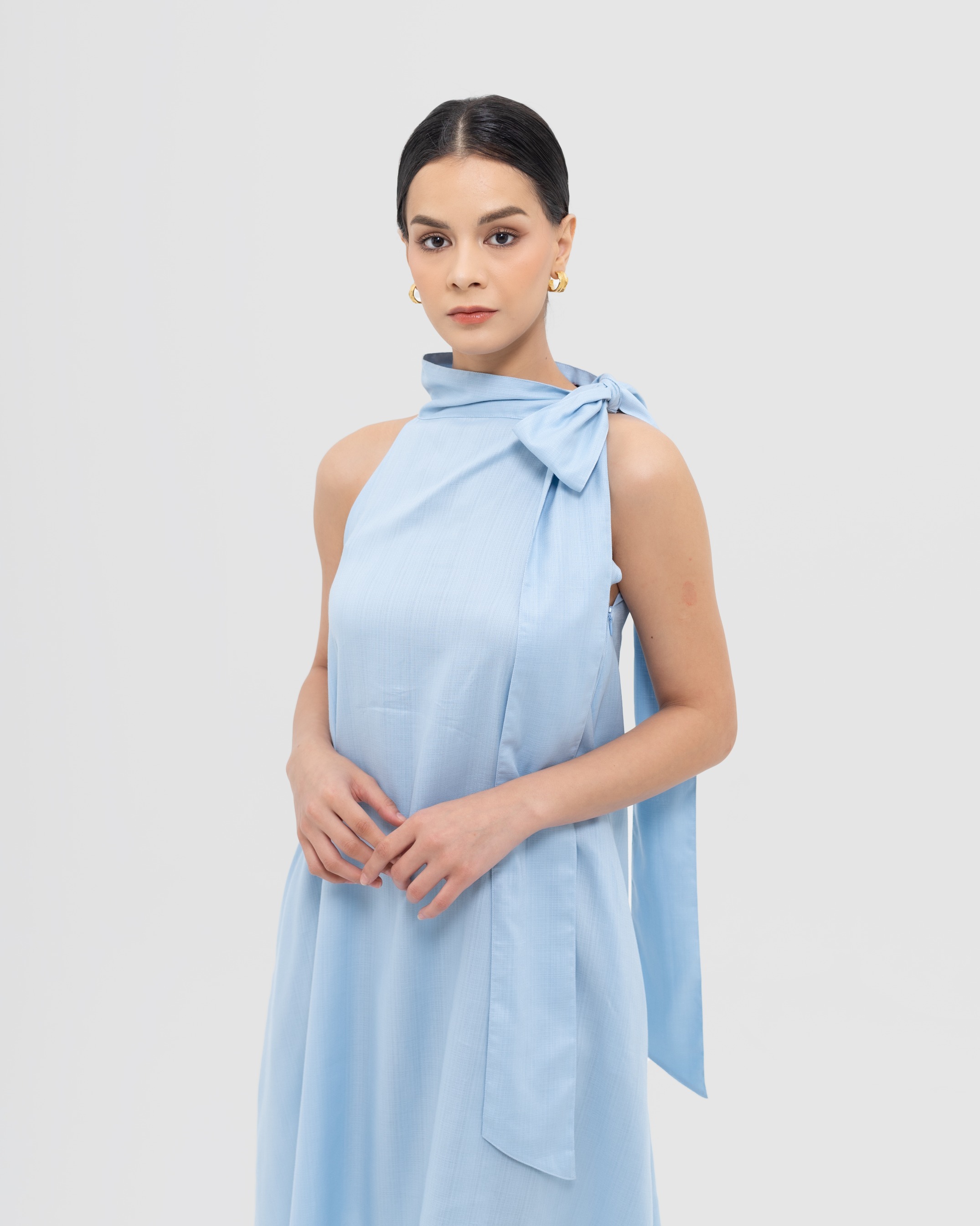Asymmetric Bow Dress