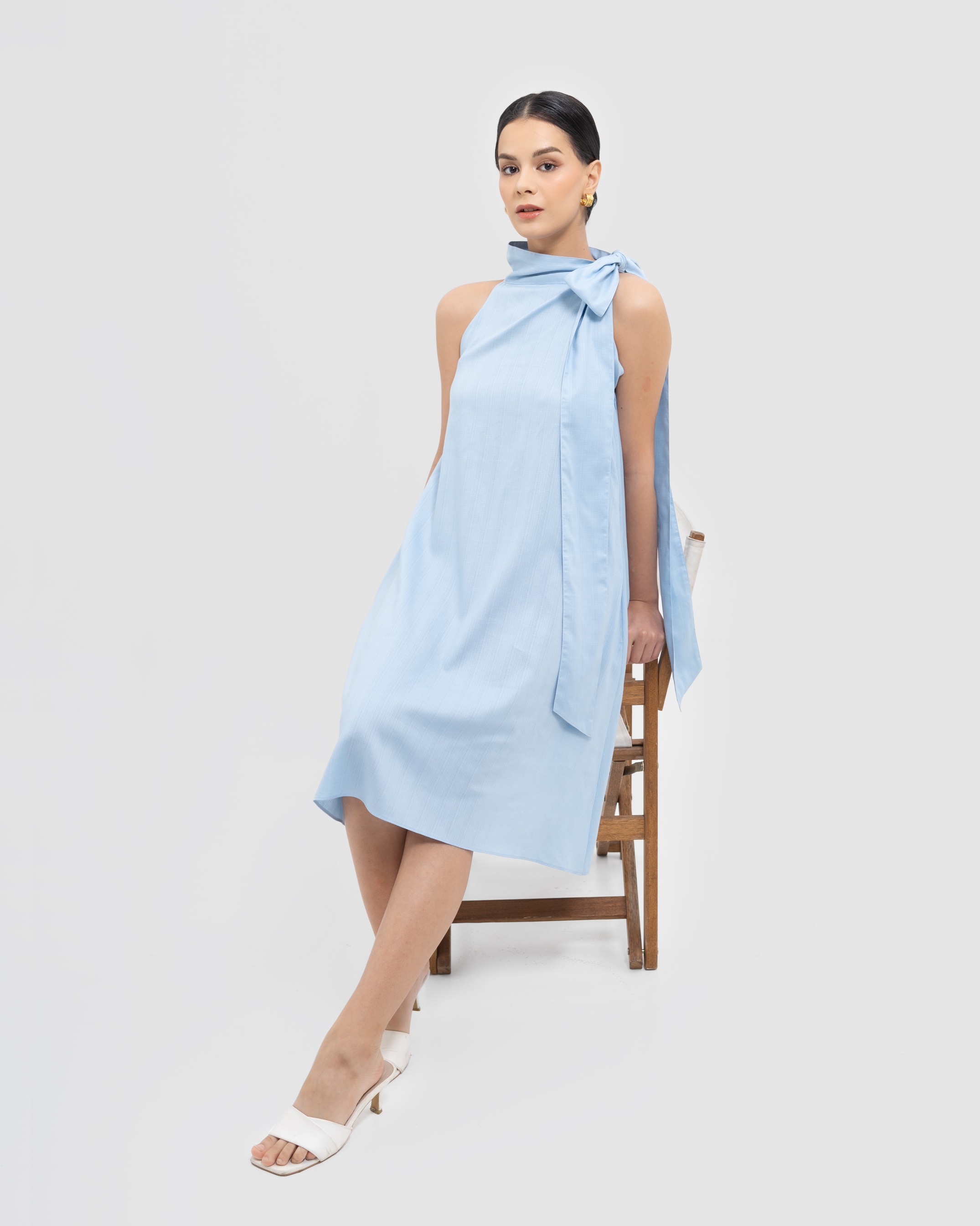 Asymmetric Bow Dress