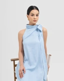 Asymmetric Bow Dress