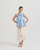 Gathered Drawstring Top