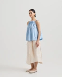 Gathered Drawstring Top