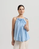 Gathered Drawstring Top