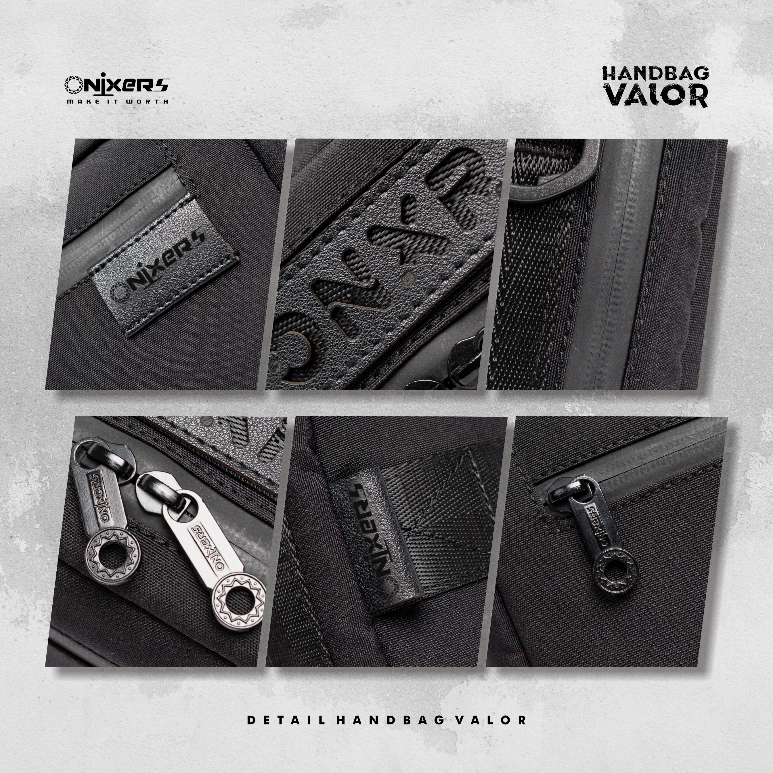 ONIXERS VALOR PLATINUM GIFT Edition | Handbag | Clutchbag | Slingbag | Anti Bara | Anti Air