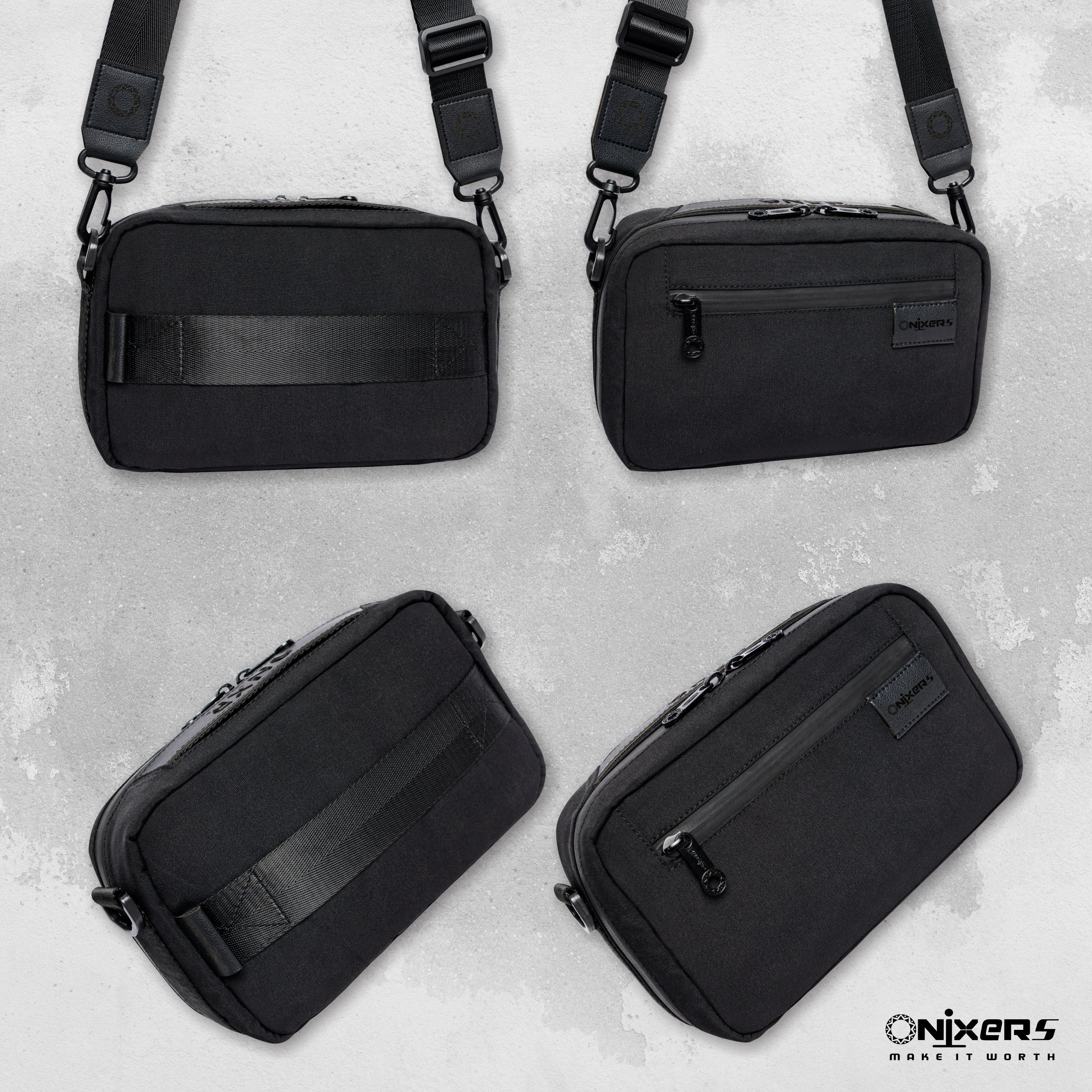 ONIXERS VALOR PLATINUM GIFT Edition | Handbag | Clutchbag | Slingbag | Anti Bara | Anti Air