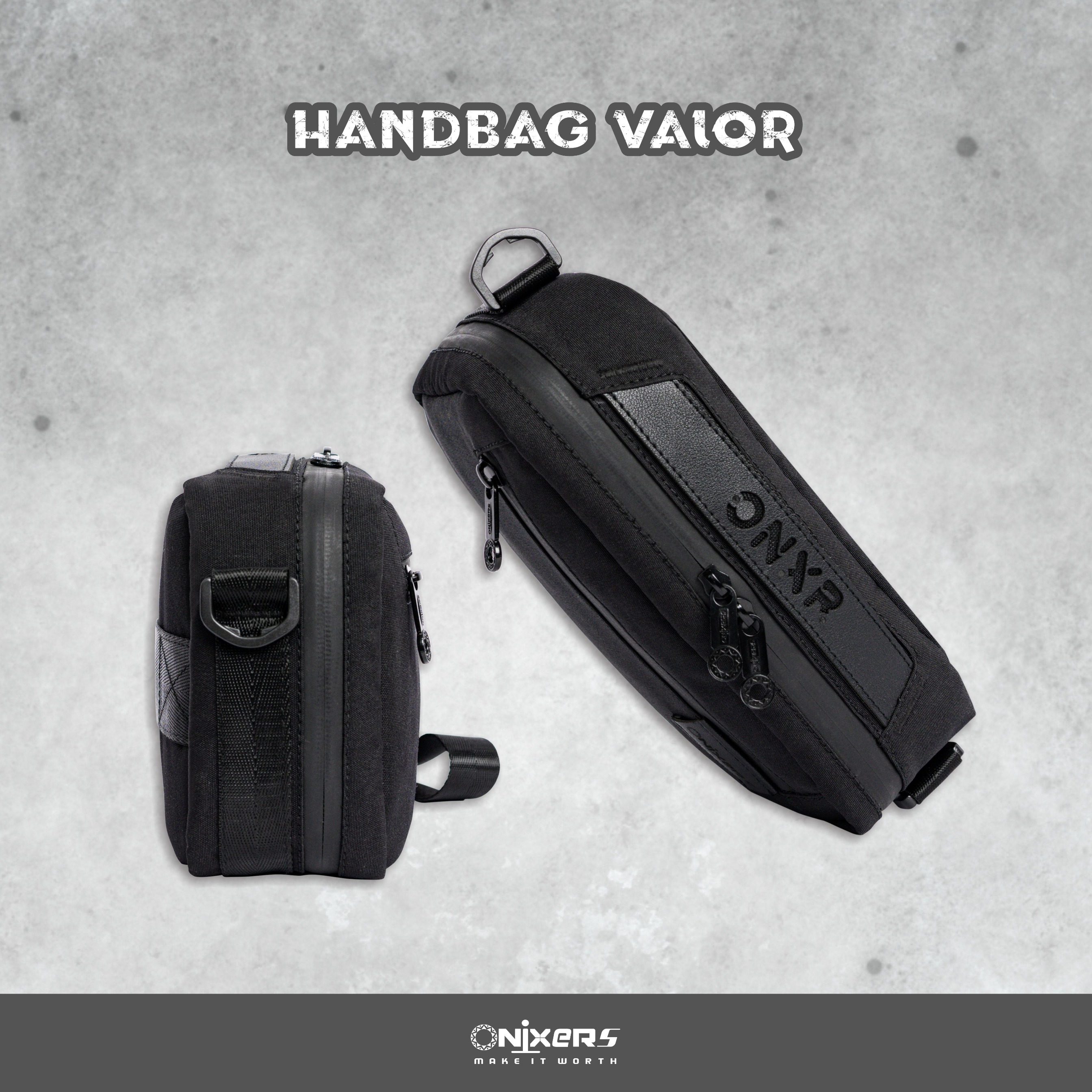 ONIXERS VALOR PLATINUM GIFT Edition | Handbag | Clutchbag | Slingbag | Anti Bara | Anti Air