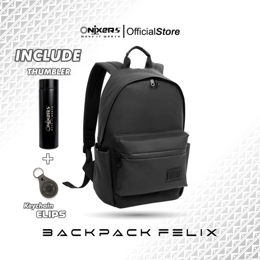 Image of Onixers FELIX Tas ransel sekolah Tas Laptop 15 Inch Ransel Pria Wanita Anti Air Waterproof Premium Backpack Sekolah Kerja Kantor Traveling Outdoor