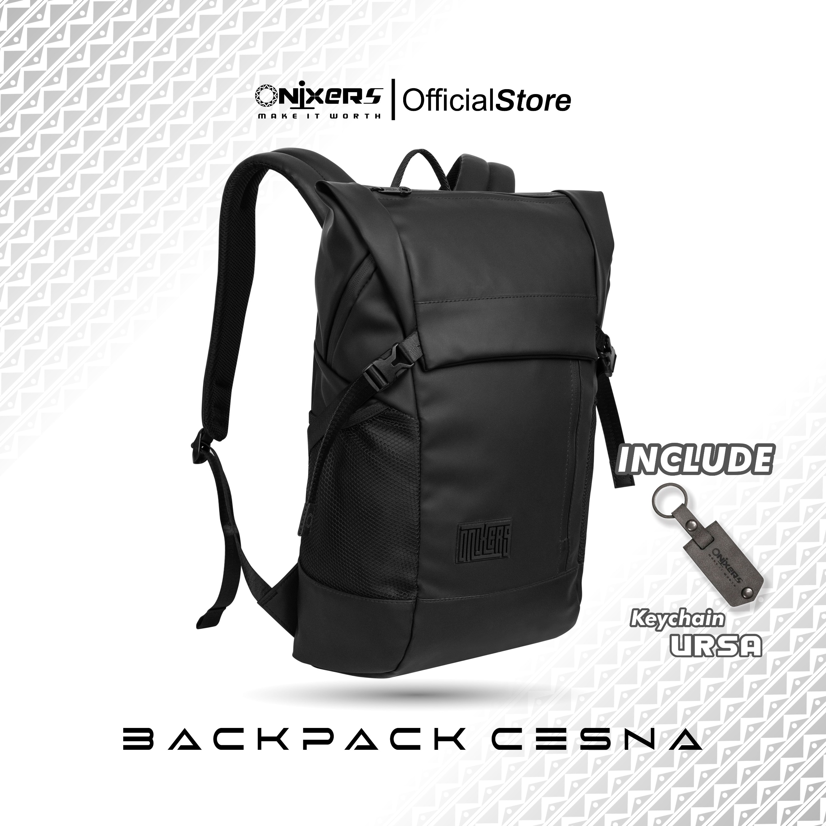 ONIXERS Backpack CESNA - Tas Laptop Ransel Pria | Sekolah Kantor Kerja Waterproof