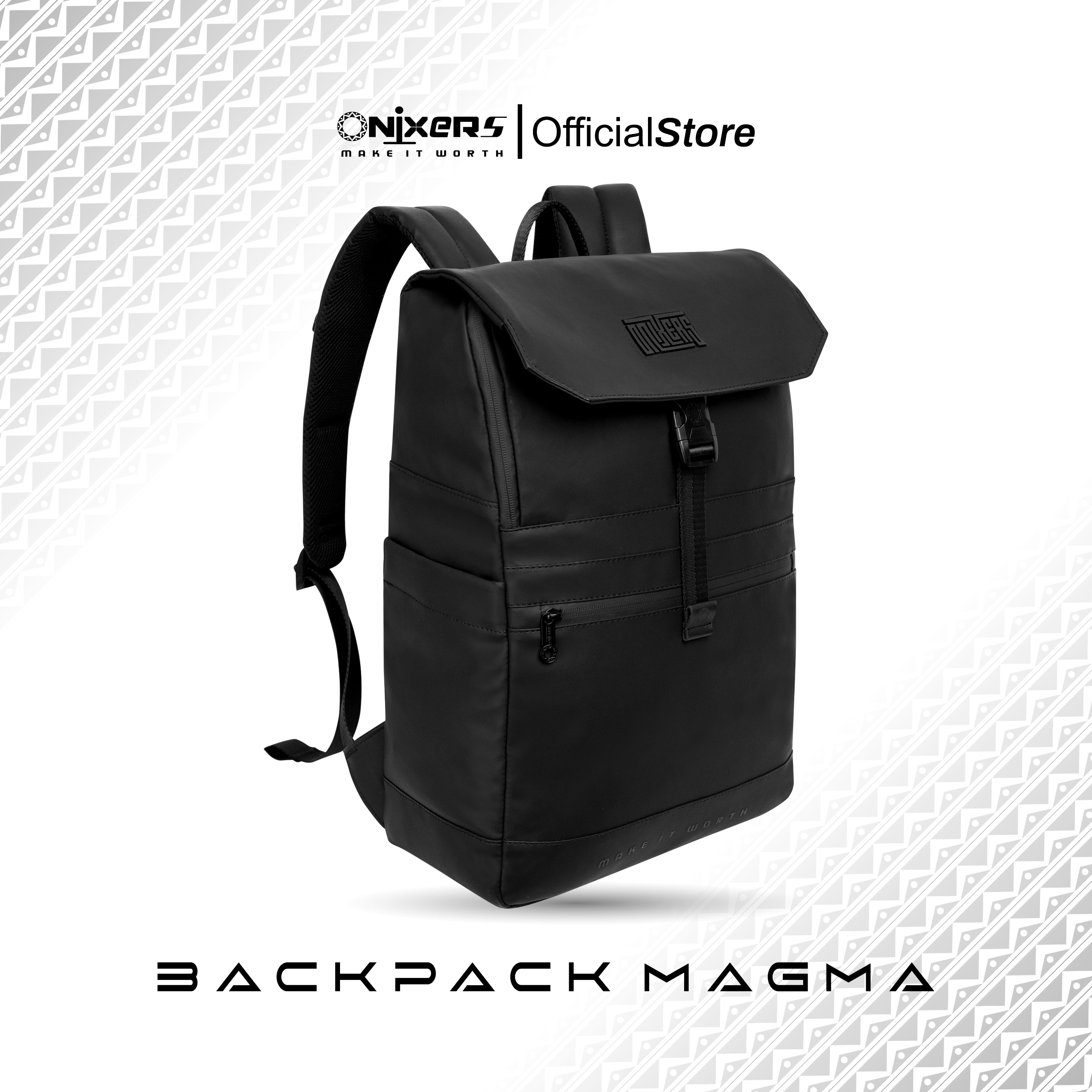 ONIXERS I Backpack MAGMA| Tas Laptop Ransel Pria | Dapper Bag Pria Wanita Anti Air Waterproof Premium