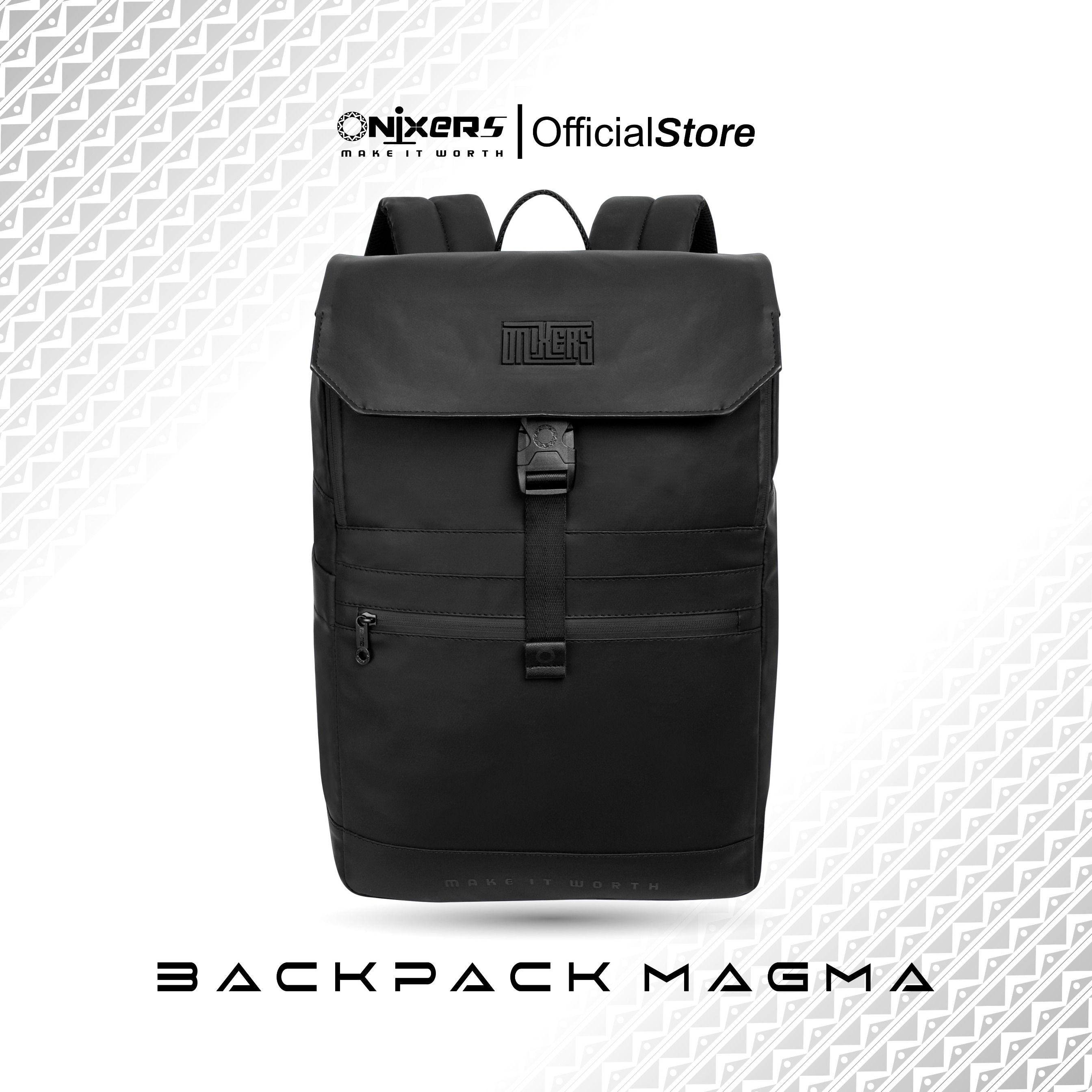 ONIXERS I Backpack MAGMA| Tas Laptop Ransel Pria | Dapper Bag Pria Wanita Anti Air Waterproof Premium