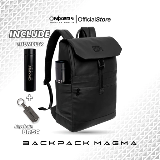 Image of ONIXERS I Backpack MAGMA| Tas Laptop Ransel Pria | Dapper Bag Pria Wanita Anti Air Waterproof Premium