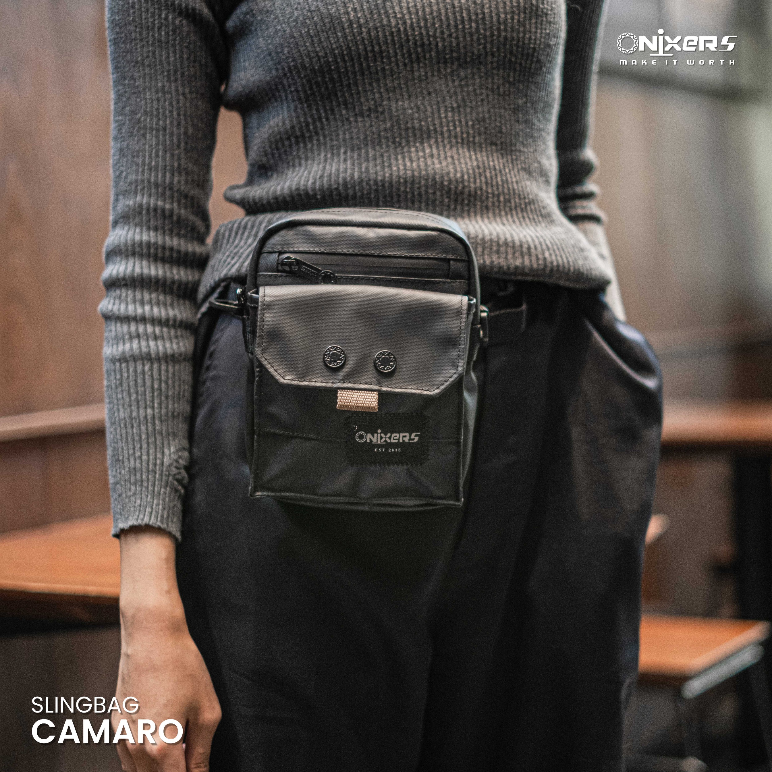 Onixers CAMARO Two Tone Slingbag Tas Selempang Pria Waterproof