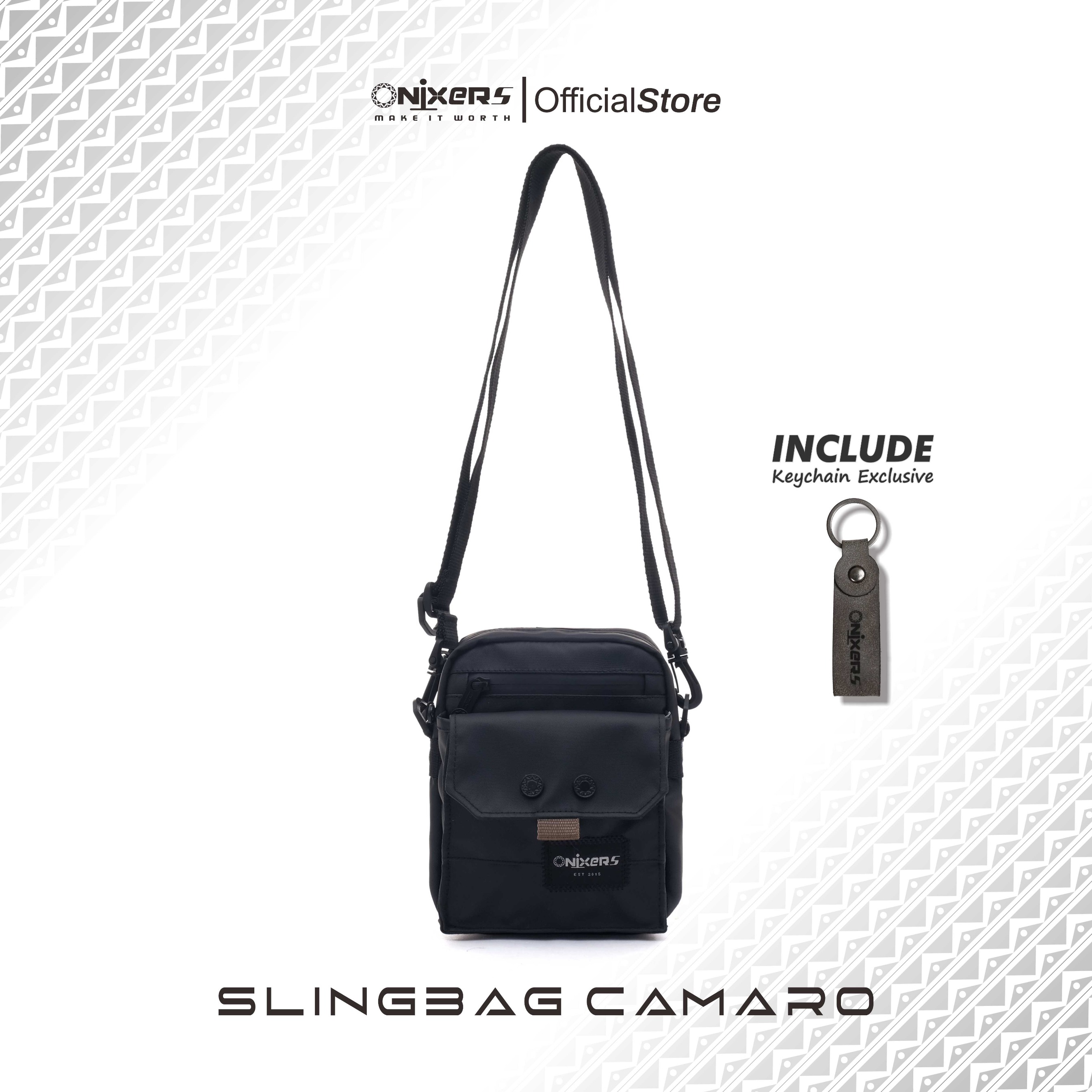 Onixers CAMARO Two Tone Slingbag Tas Selempang Pria Waterproof