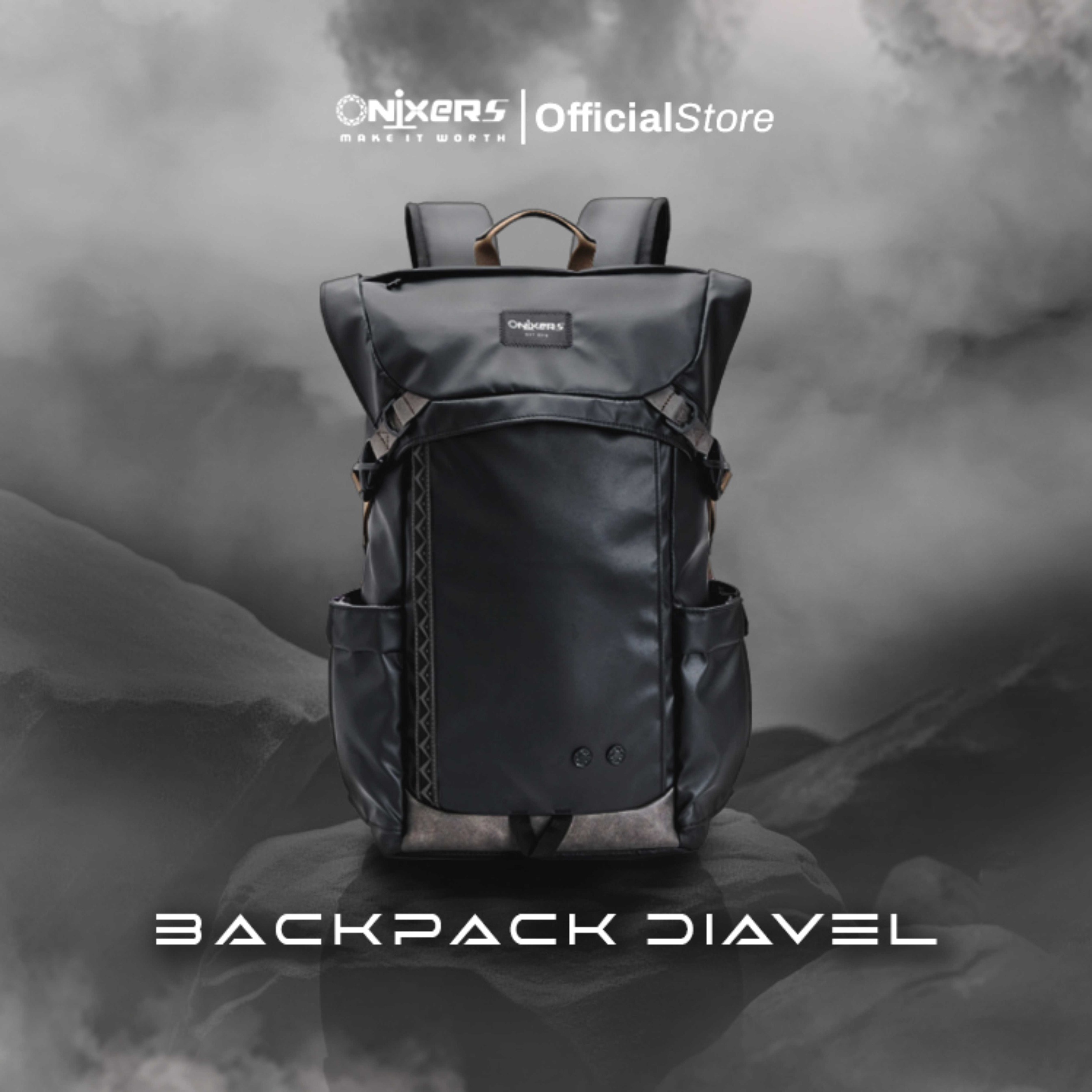 Onixers DIAVEL Tas Backpack Pria Waterproof