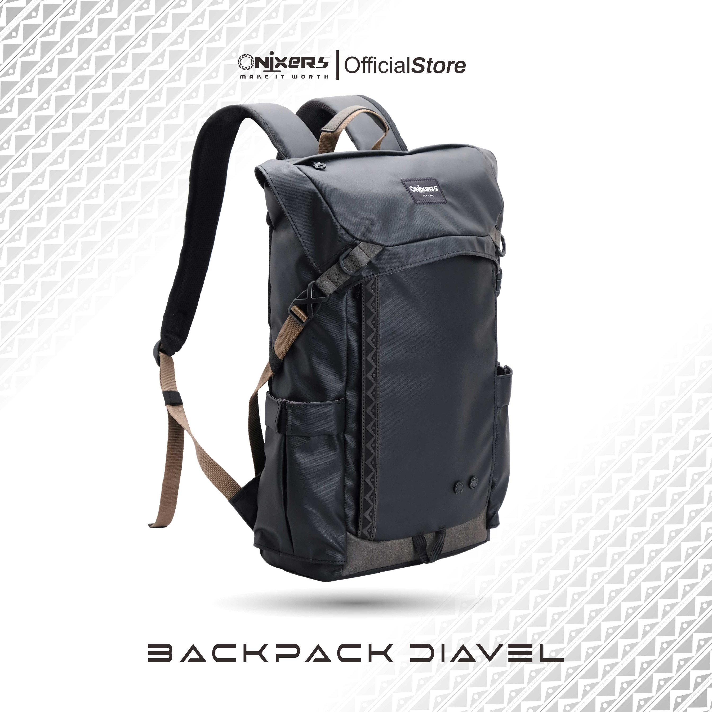 Onixers DIAVEL Tas Backpack Pria Waterproof