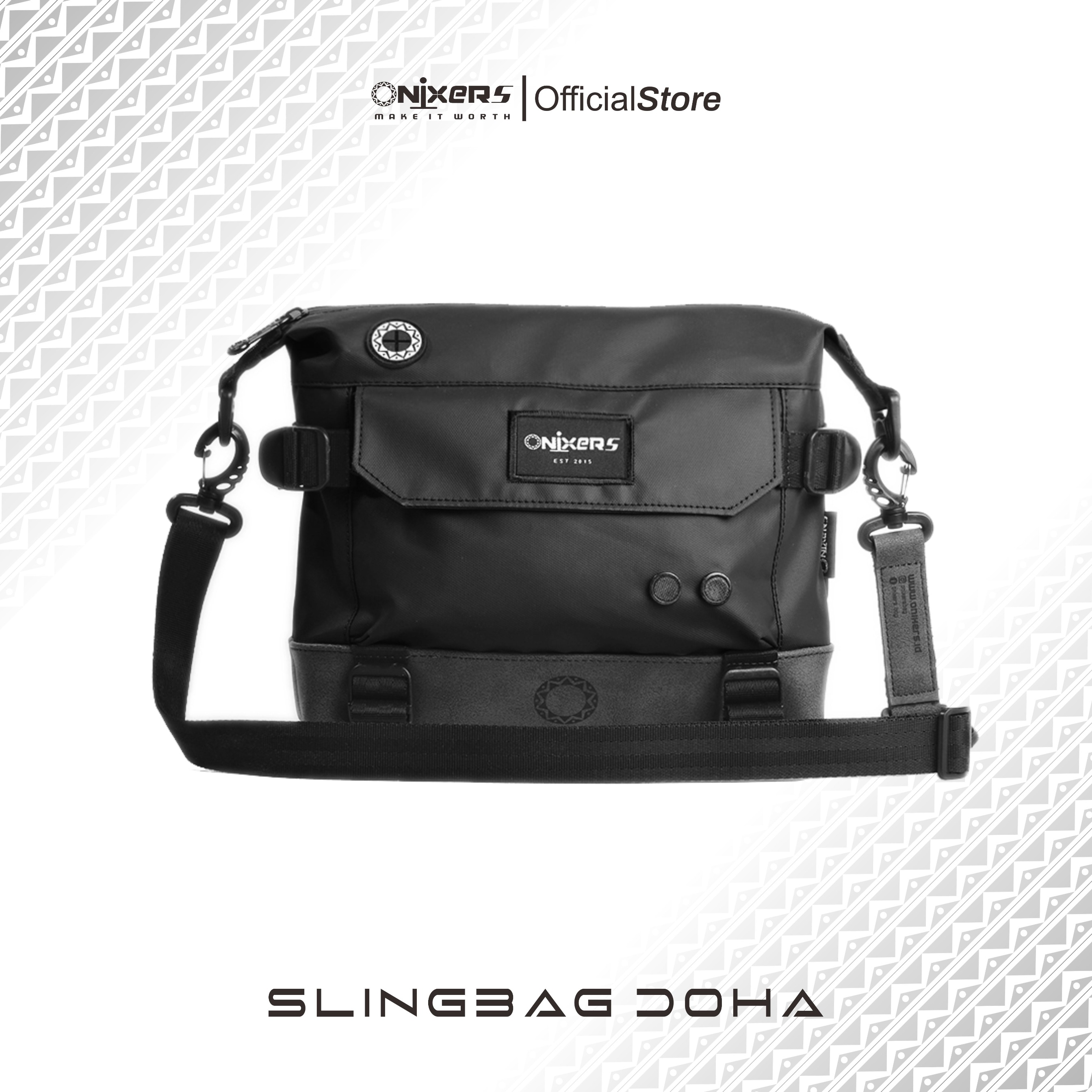 Onixers DOHA Slingbag Tas Selempang Pria Waterproof