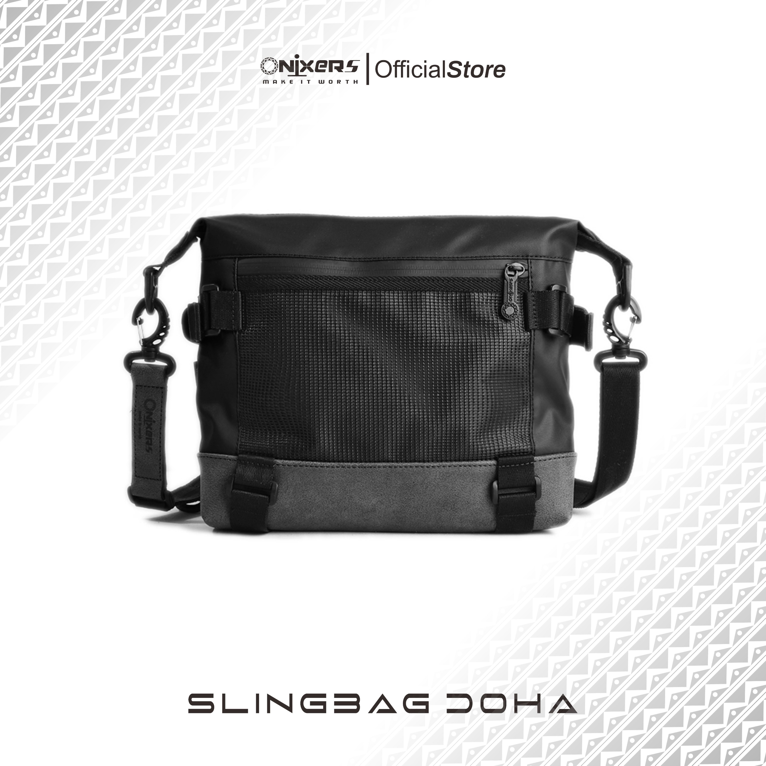 Onixers DOHA Slingbag Tas Selempang Pria Waterproof