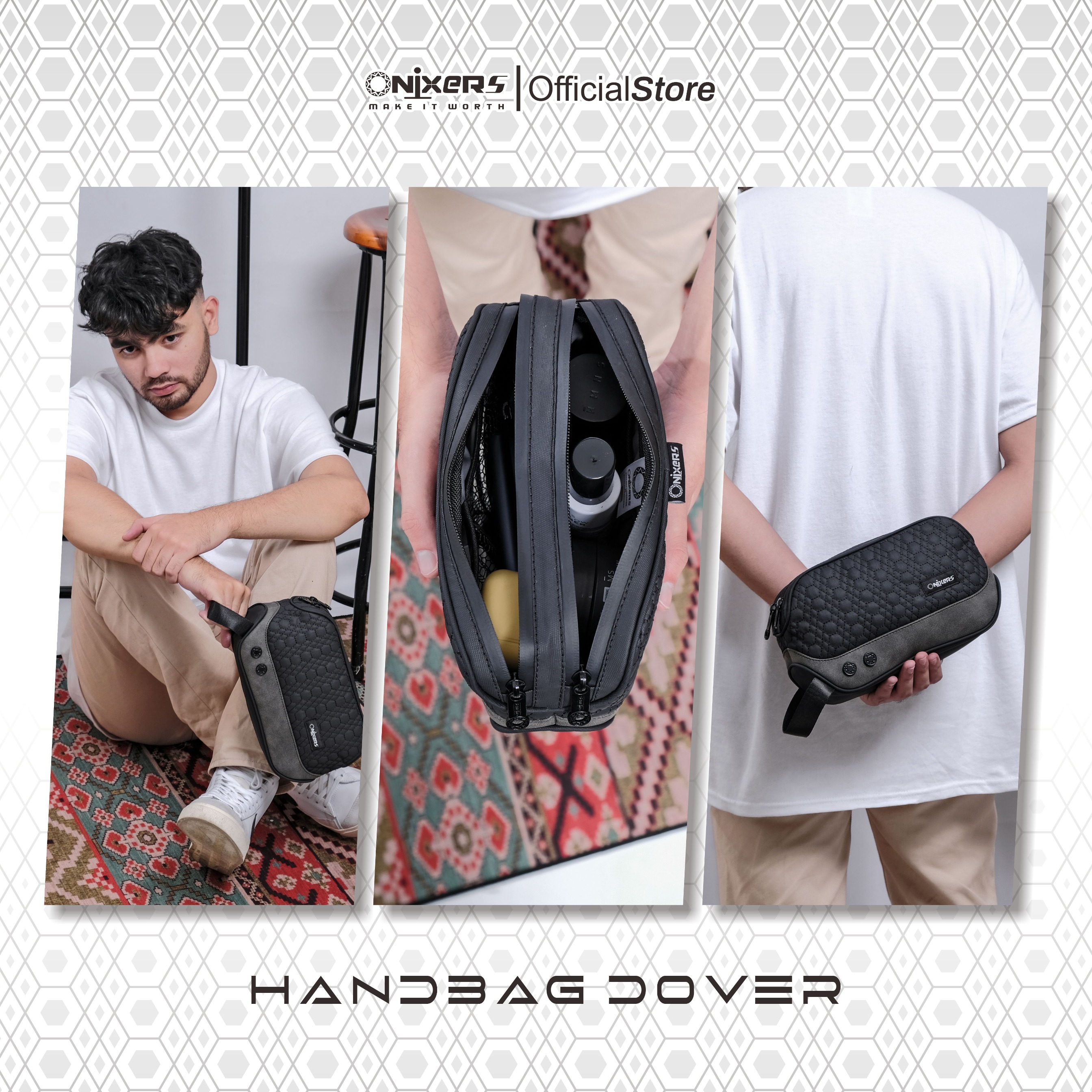 Onixers DOVER Handbag Tas Tangan Pria