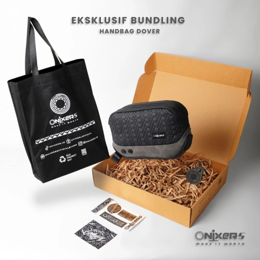 Image of Onixers Bundling Eksklusif Handbag DOVER + Box + Keychain + Sticker