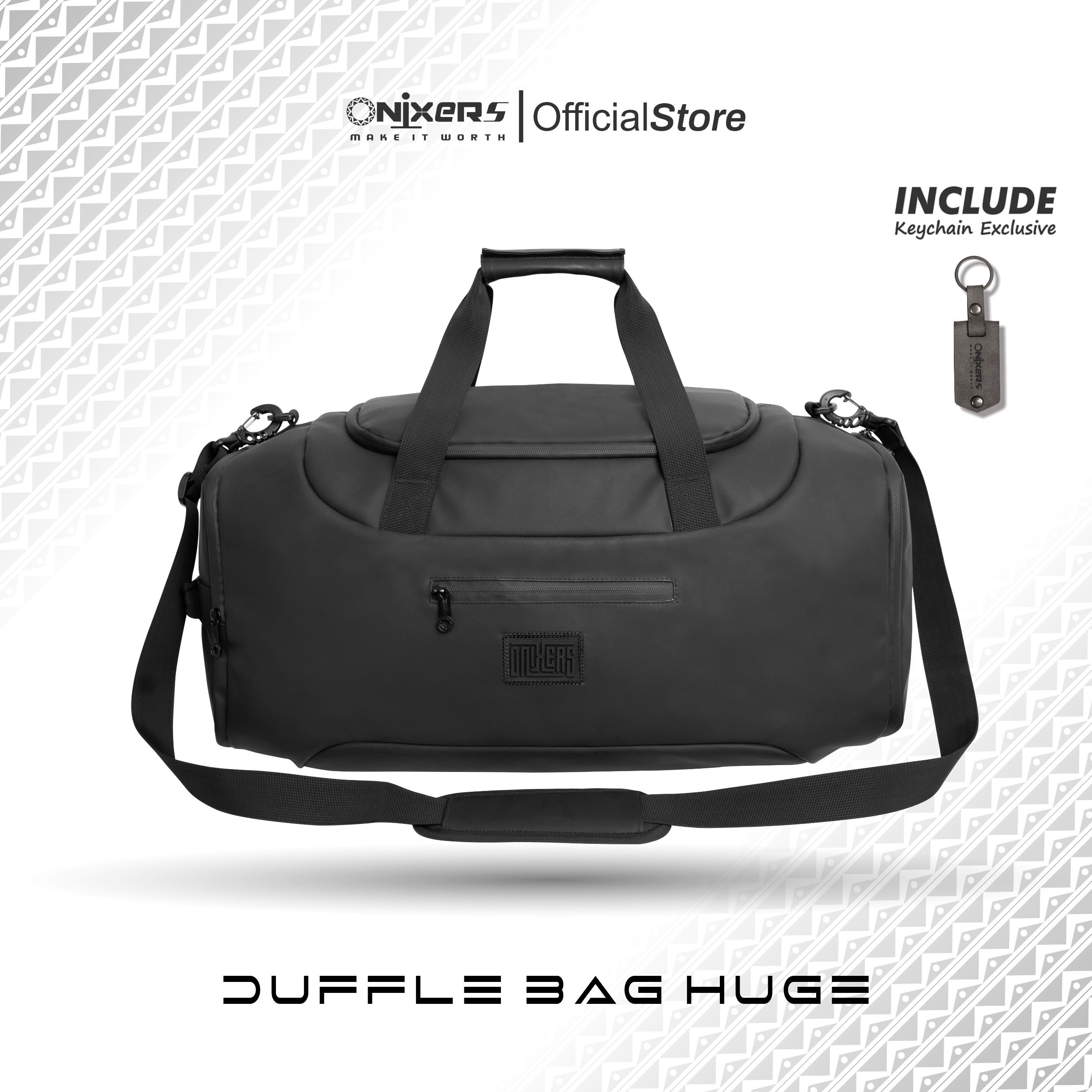 Onixers HUGE Duffle Bag Tas Backpack Shoulderbag Mudik Pria Waterproof