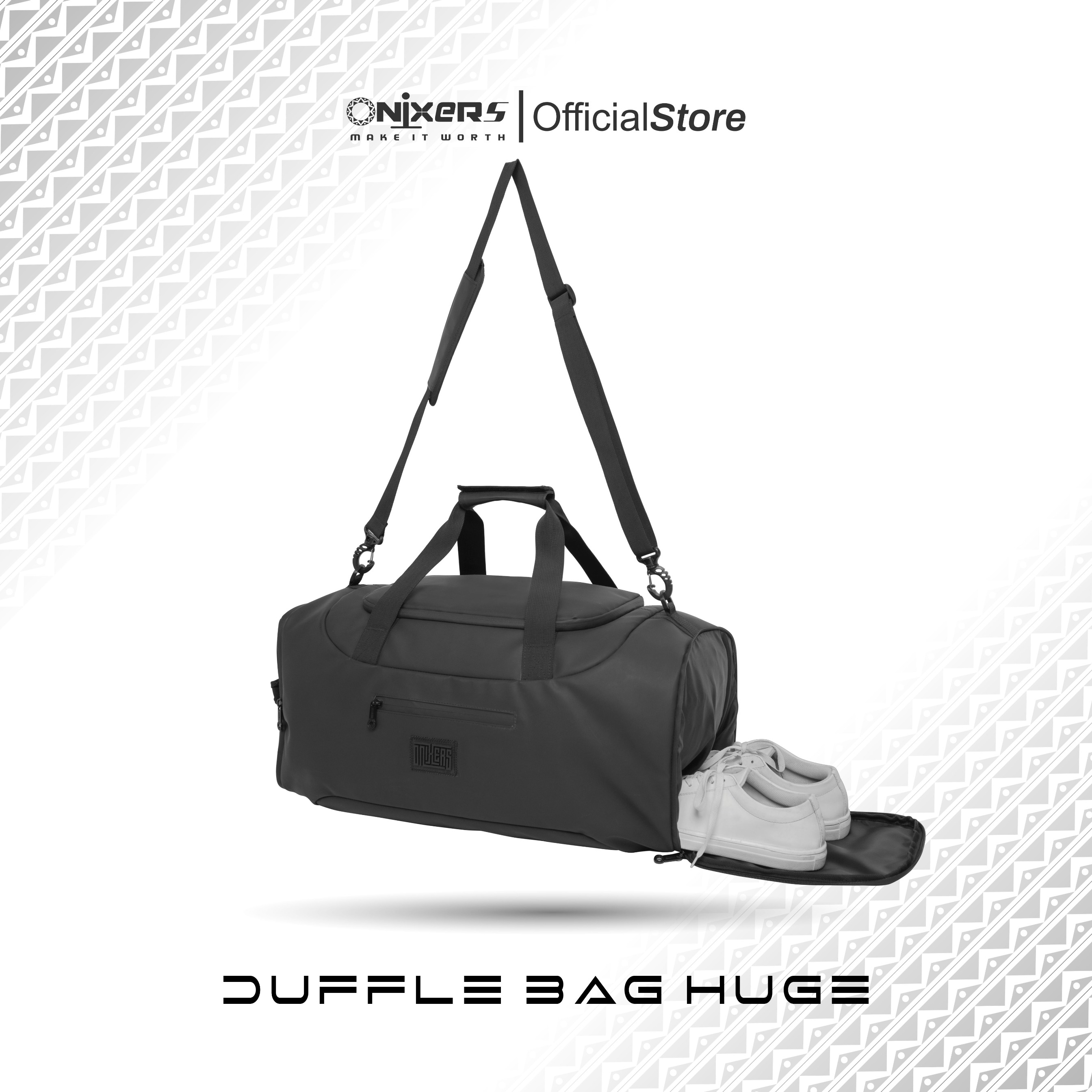 Onixers HUGE Duffle Bag Tas Backpack Shoulderbag Mudik Pria Waterproof