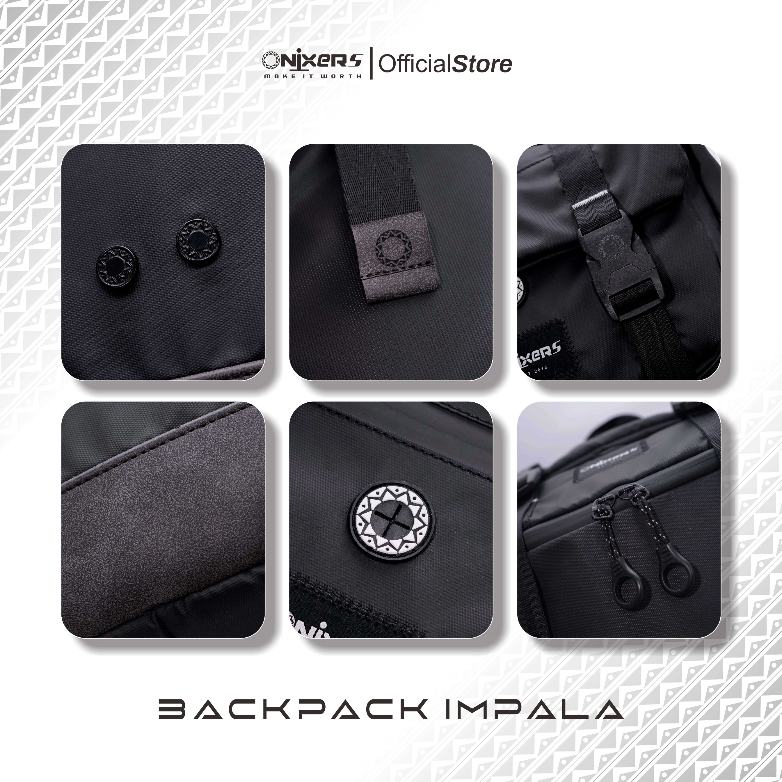 Onixers IMPALA BUNDLING (Backpack + Smart Wallet)