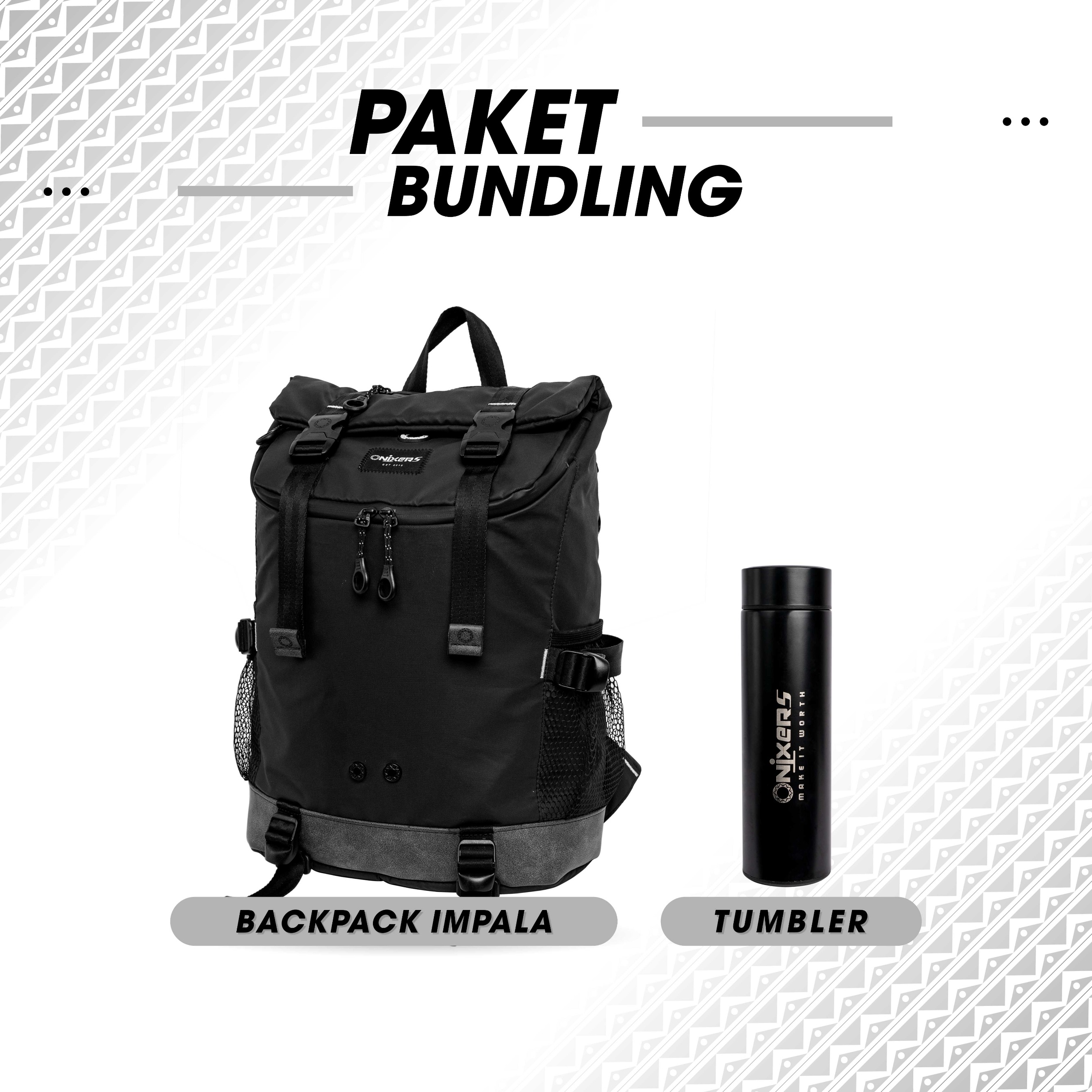 Onixers IMPALA ULTIMATE Tas Backpack Pria Waterproof