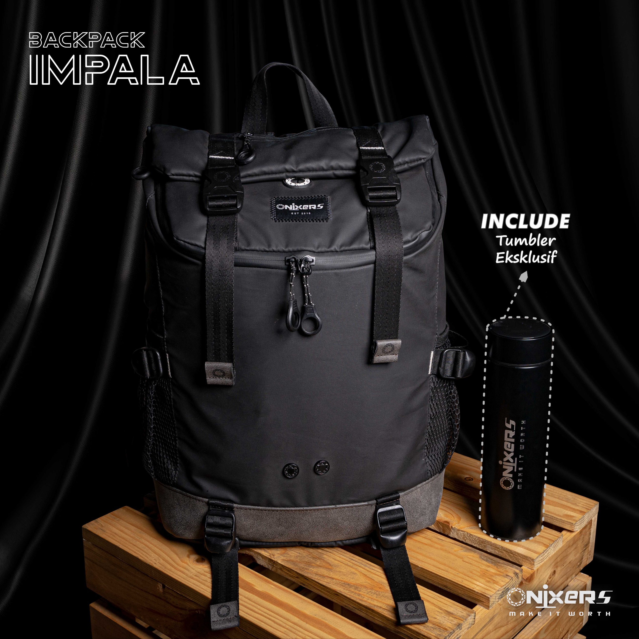 Onixers IMPALA ULTIMATE Tas Backpack Pria Waterproof