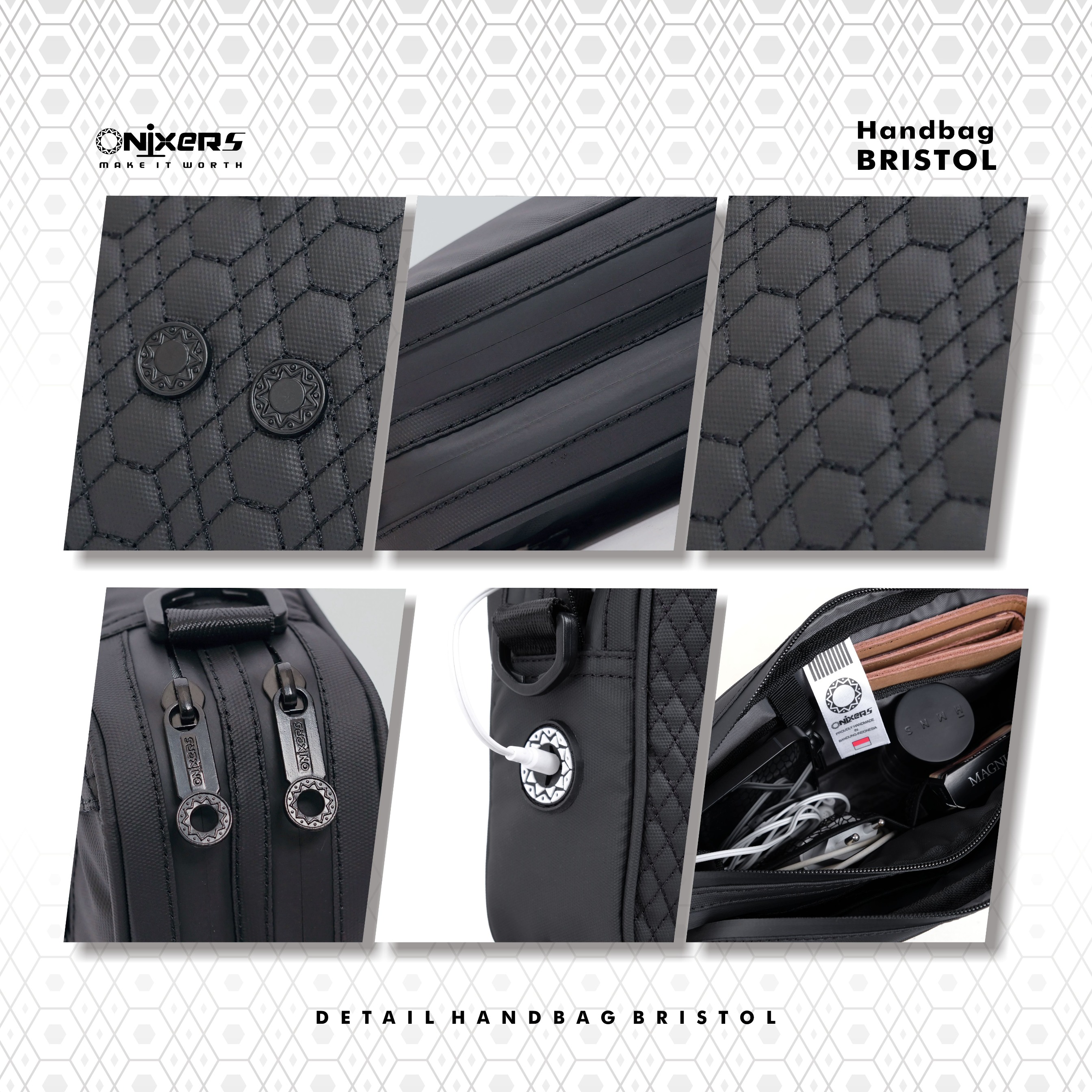 Onixers BRISTOL Handbag Tas Tangan Pria