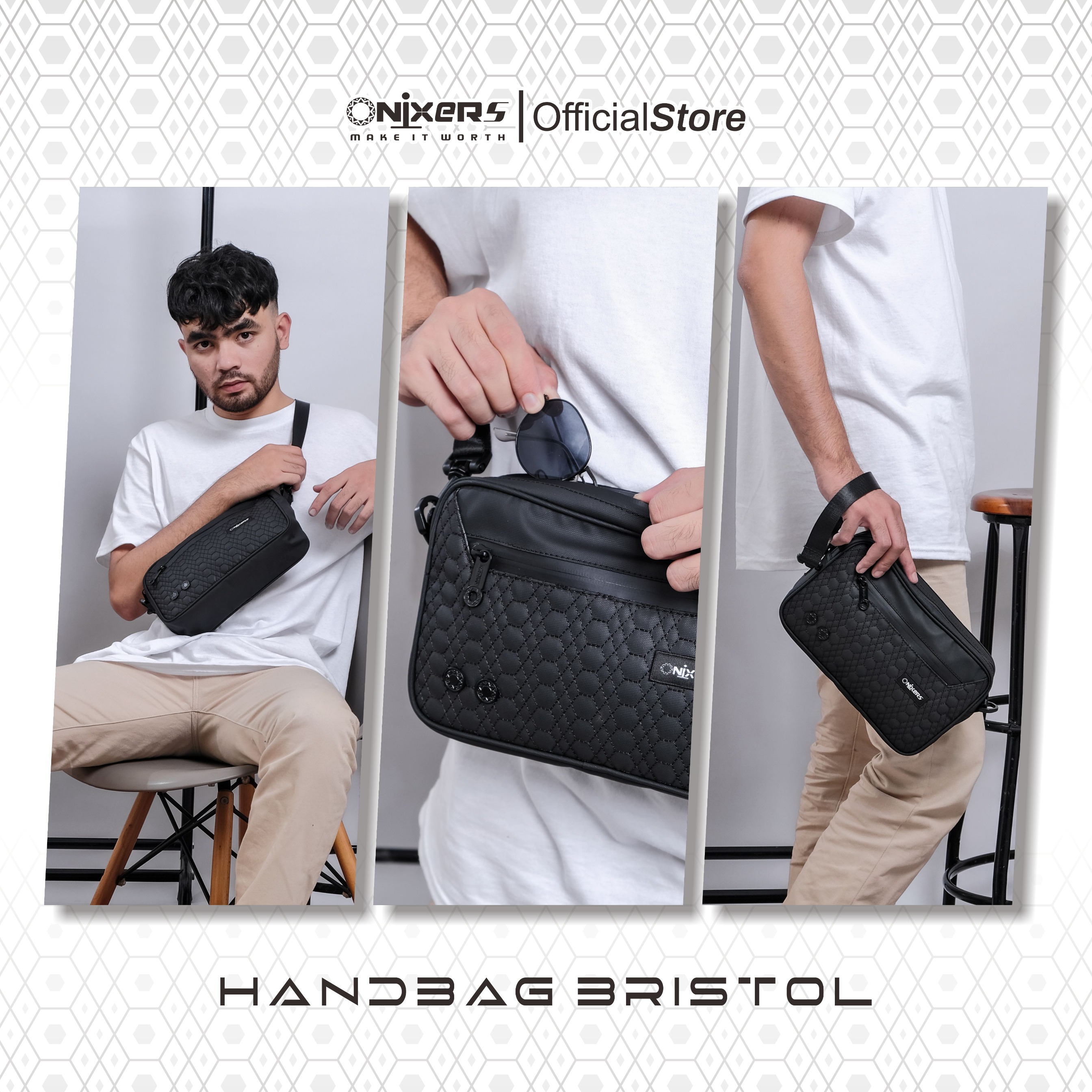 Onixers BRISTOL Handbag Tas Tangan Pria
