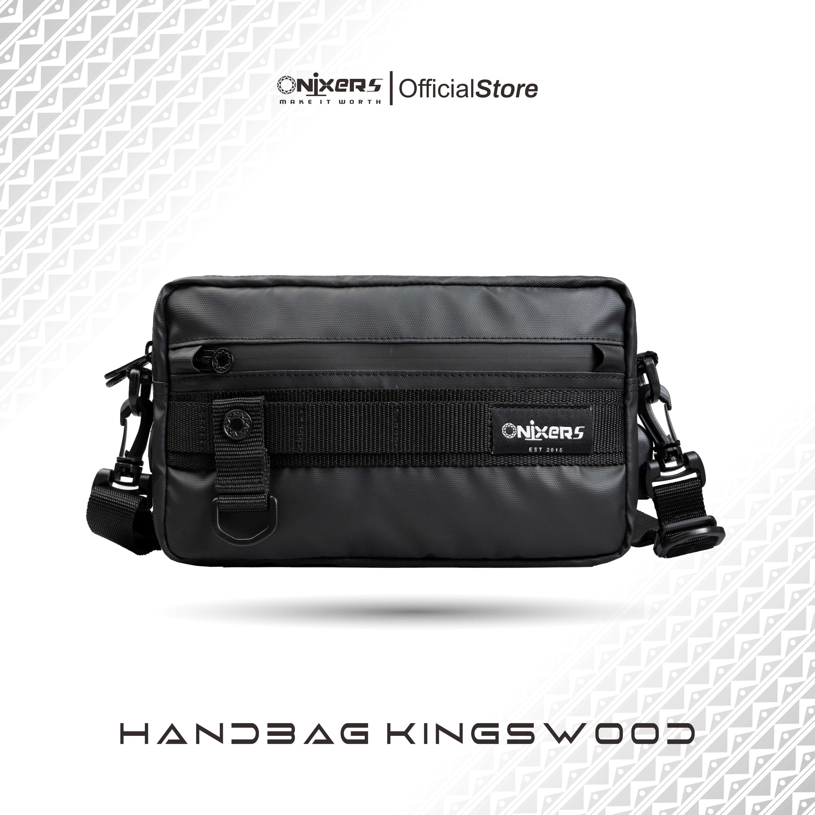Onixers KINGSWOOD Handbag Tas Tangan Pria Waterproof