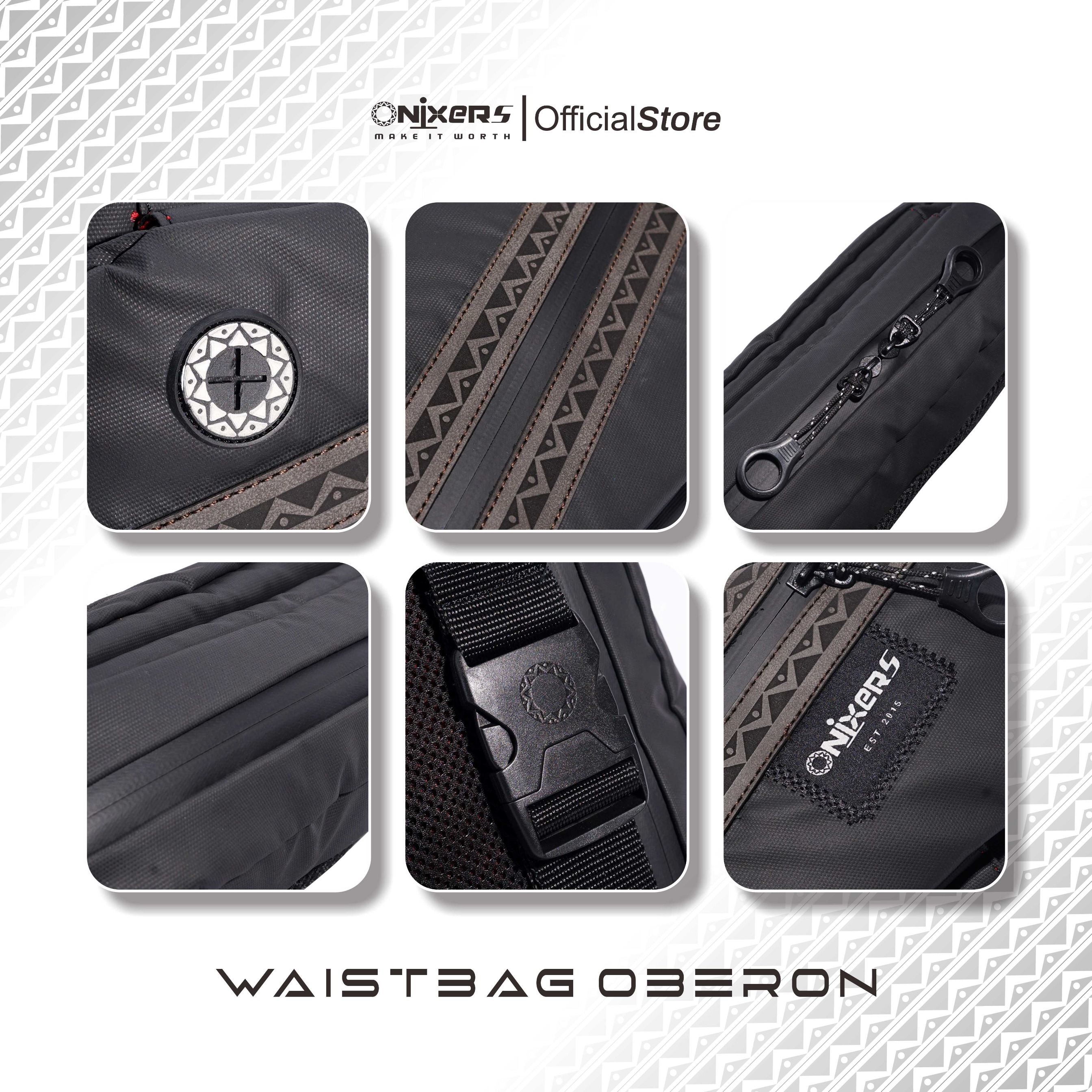 Onixers OBERON Waistbag Tas Selempang Waterproof
