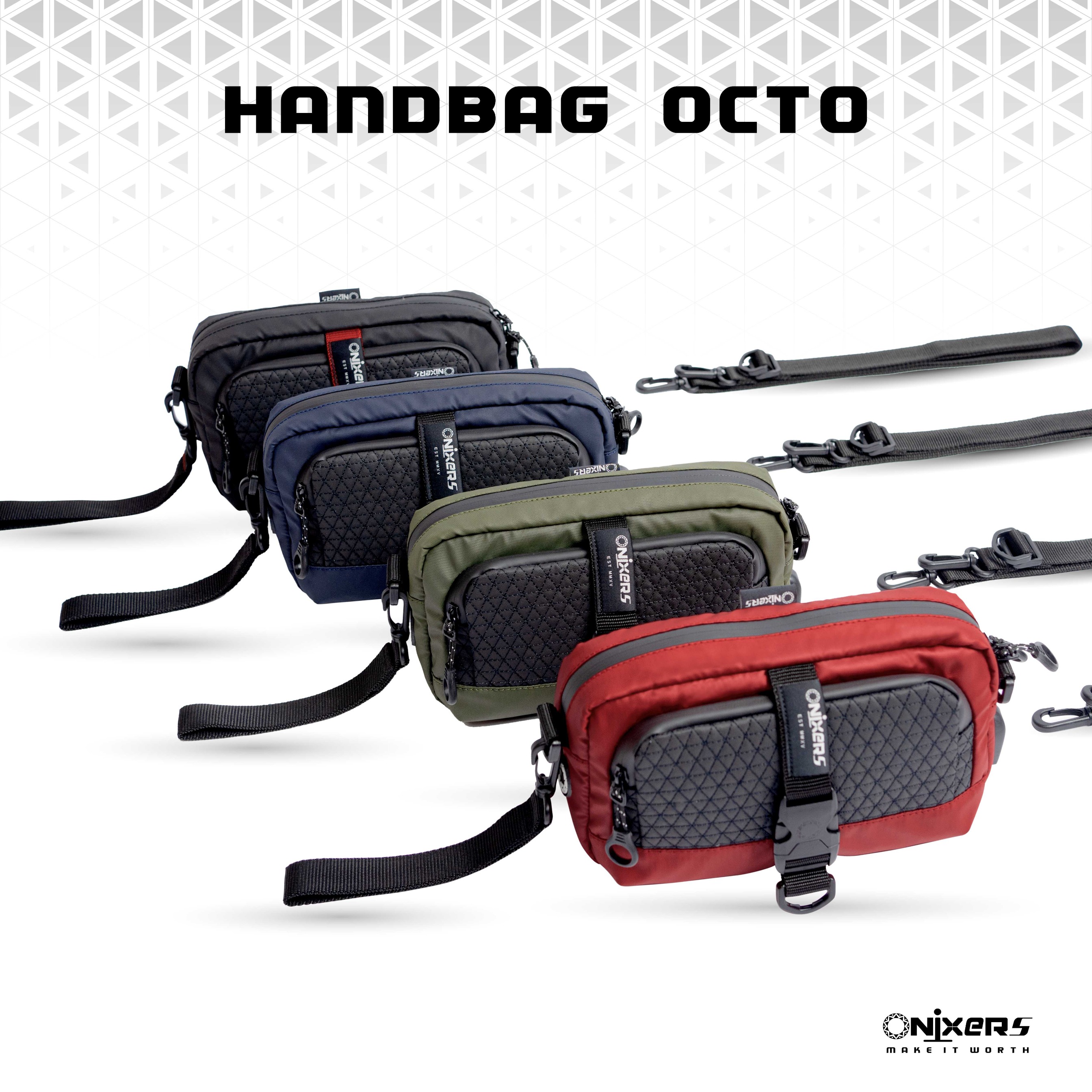 Onixers OCTO Handbag Tas Tangan Pria