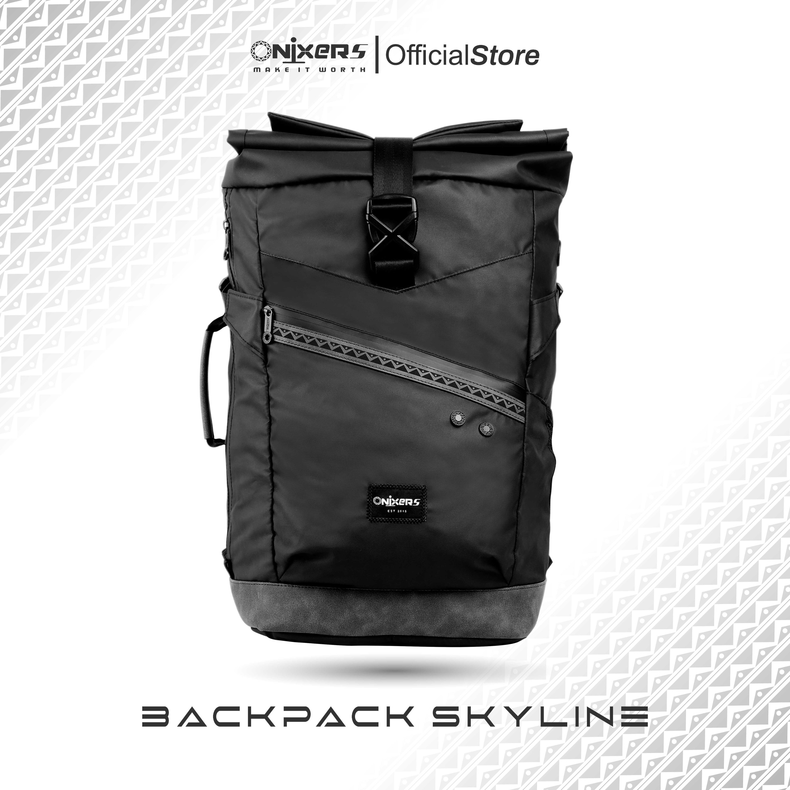 Onixers SKYLINE Tas Backpack Pria Waterproof