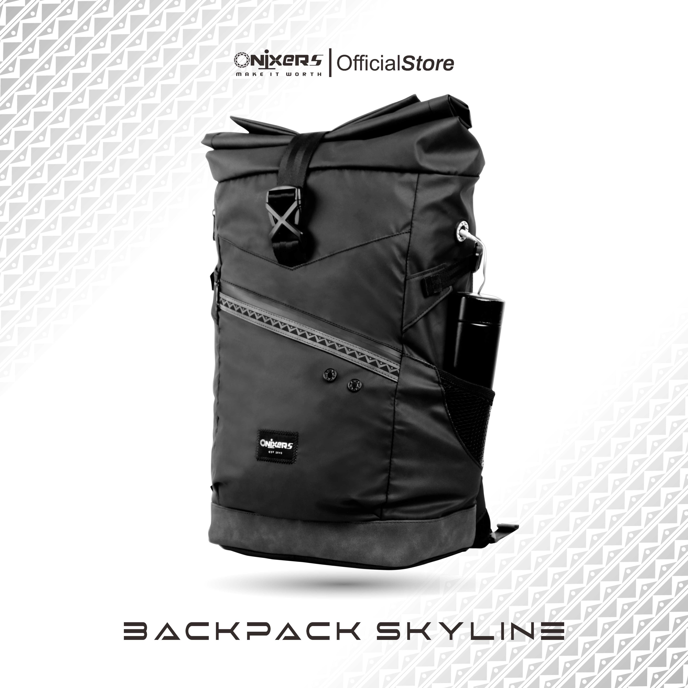 Onixers SKYLINE Tas Backpack Pria Waterproof