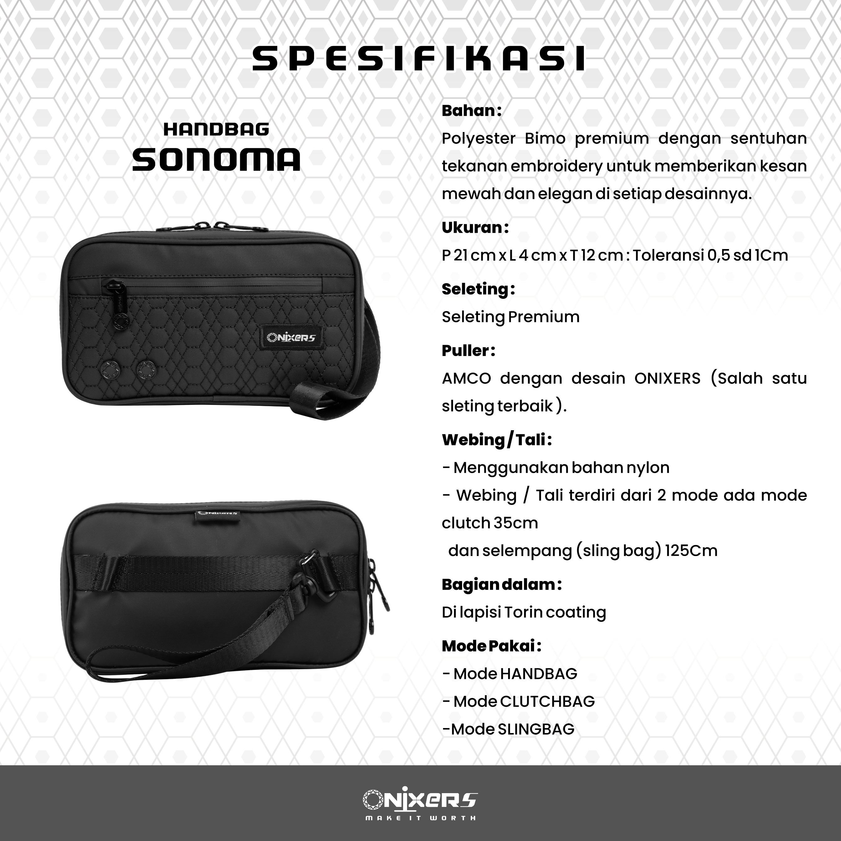 Onixers SONOMA Tas Handbag