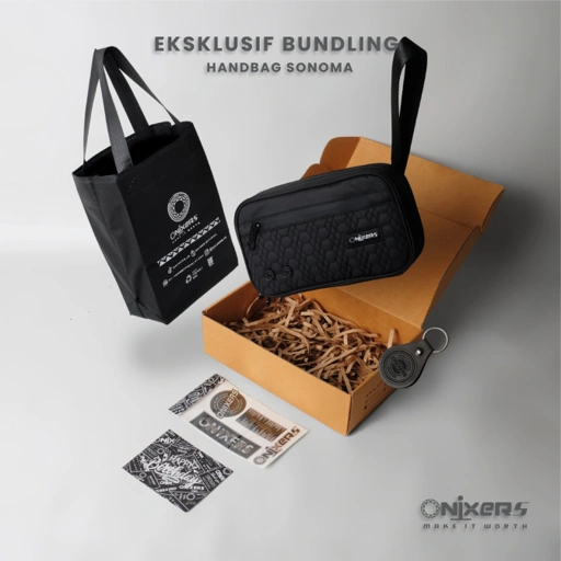 Image of Onixers Bundling Eksklusif Handbag Sonoma + Box + Keychain + Sticker