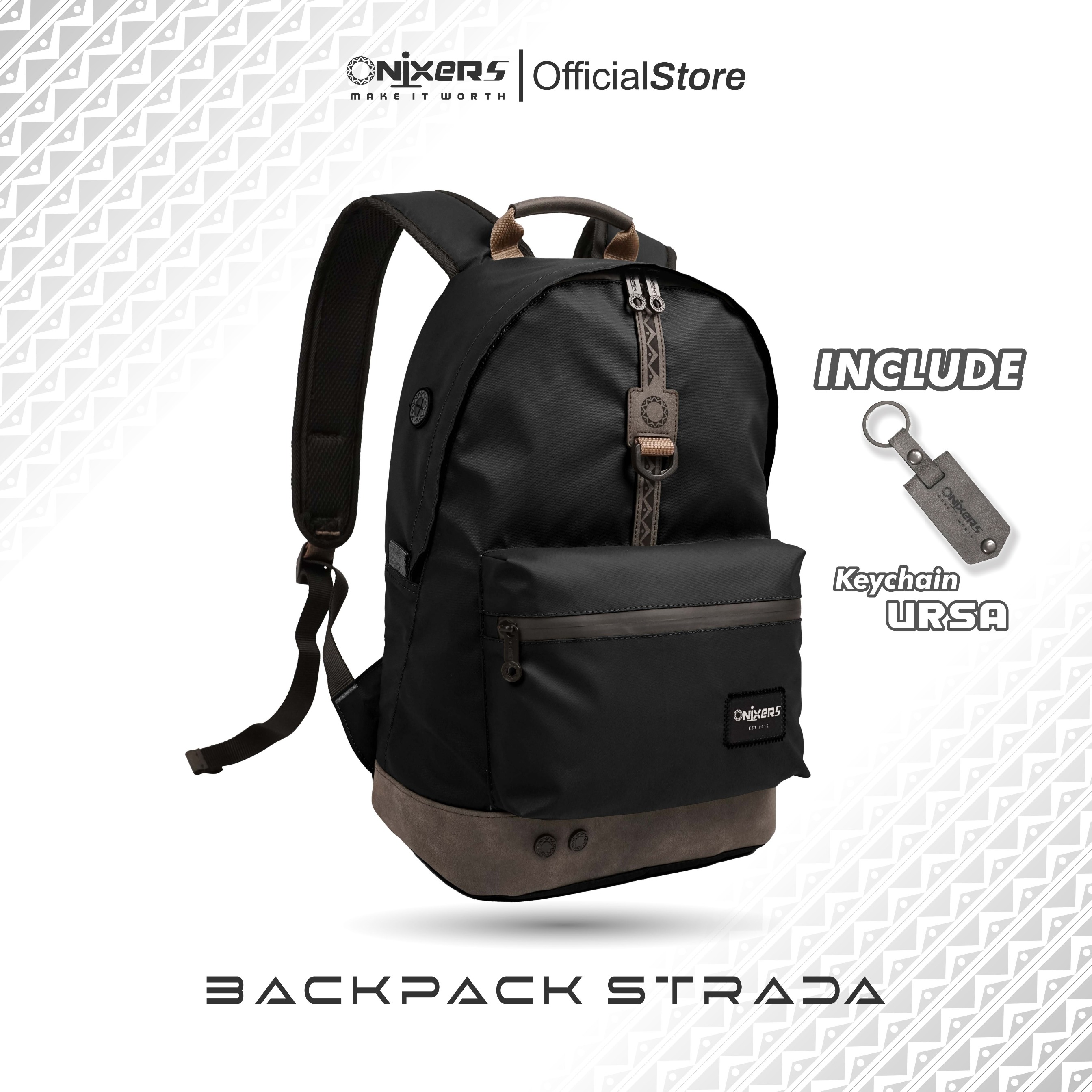 Onixers STRADA Tas Backpack Pria Waterproof