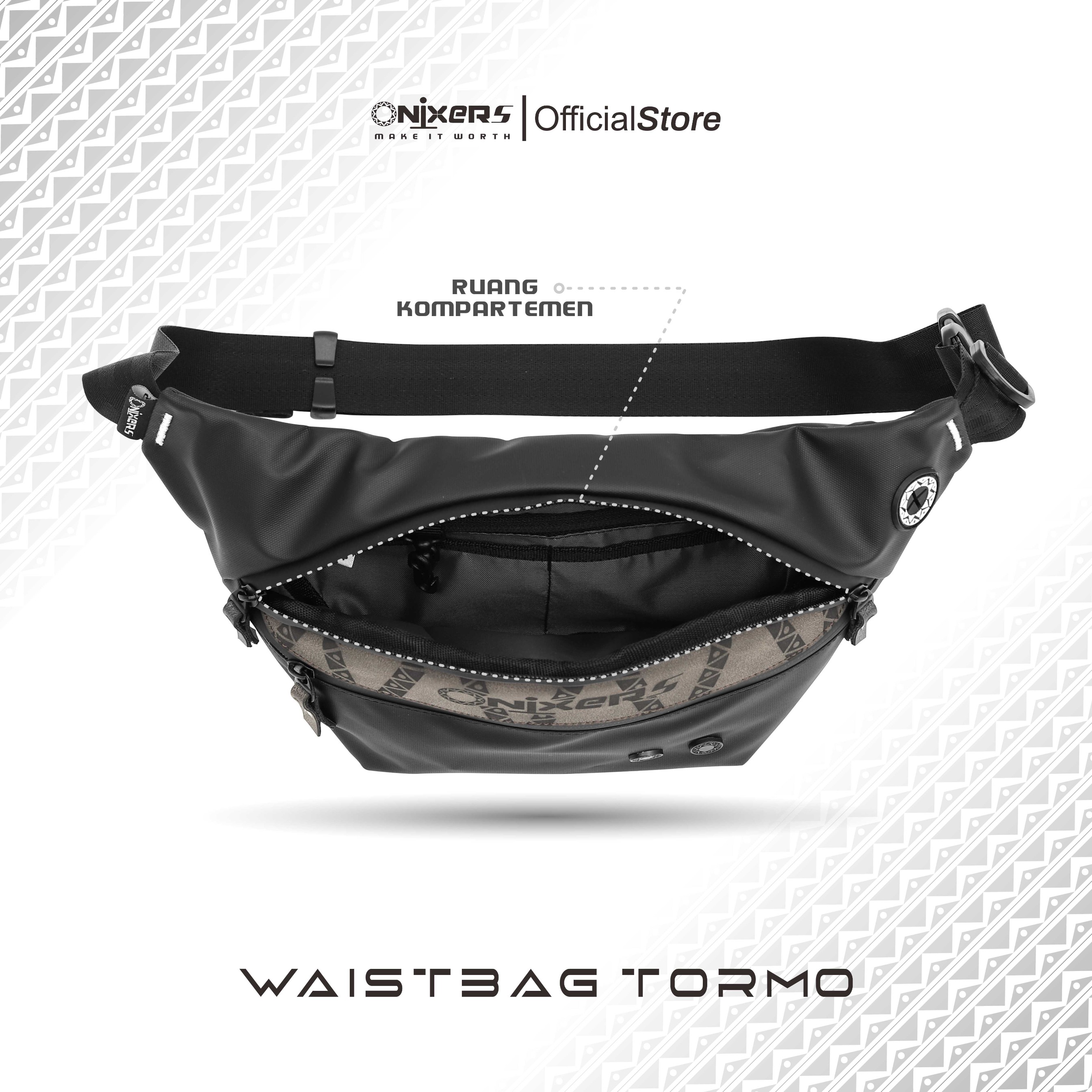 Onixers TORMO Waistbag Tas Selempang Waterproof