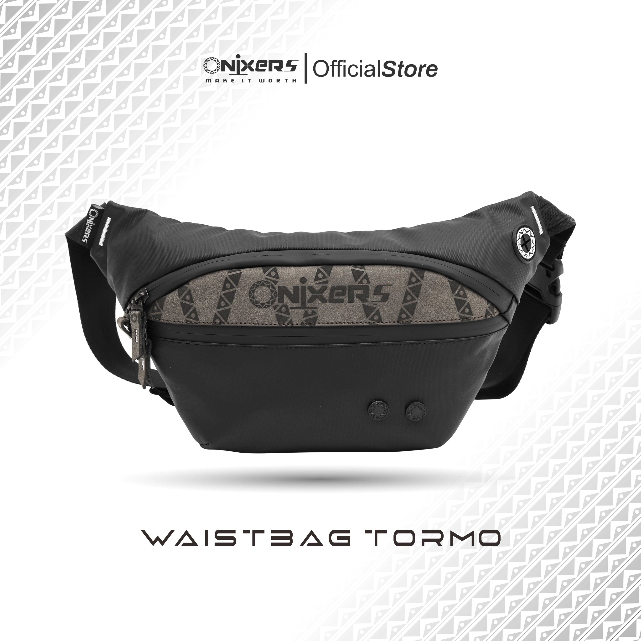 Onixers Bundling Tas Waistbag TORMO + Clutch LAUDA Multifungsi Waterproof
